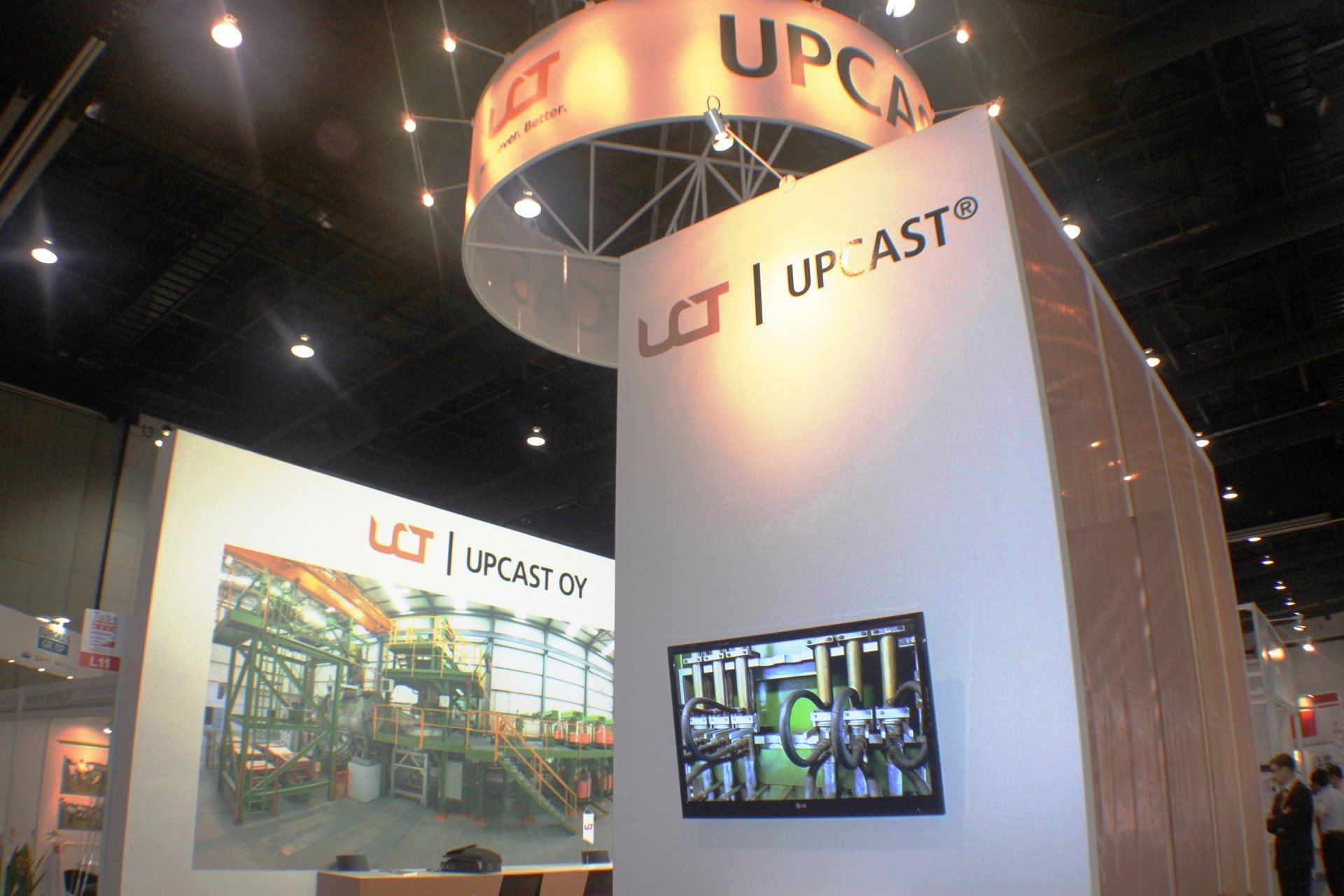 Upcast @ WIRE Southeast Asia 2011. Booth designed and built by Essential Global Fairs.
