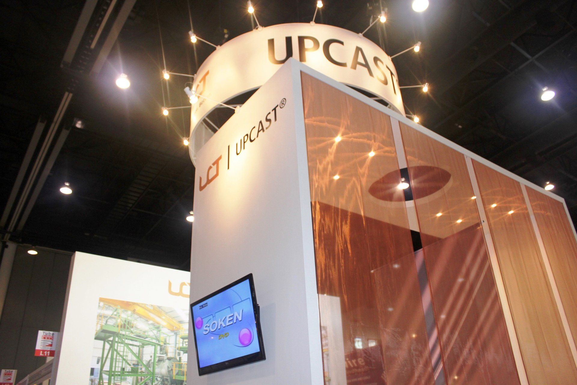 Upcast @ WIRE Southeast Asia 2011. Booth designed and built by Essential Global Fairs.