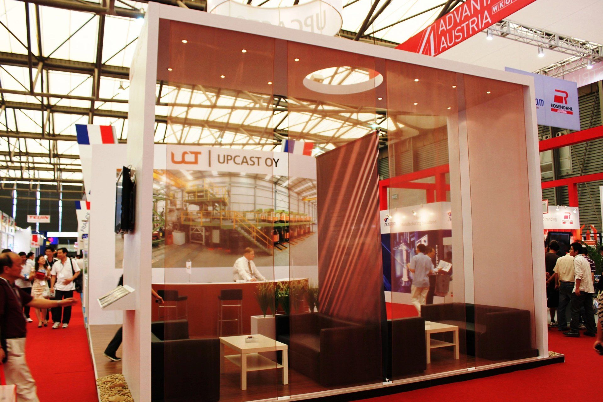 Upcast @ WIRE China 2010. Booth designed and built by Essential Global Fairs.