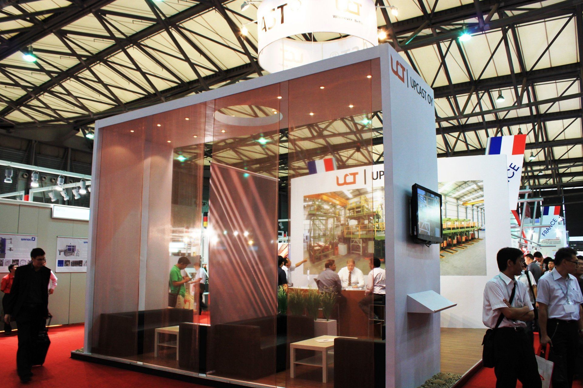 Upcast @ WIRE China 2010. Booth designed and built by Essential Global Fairs.