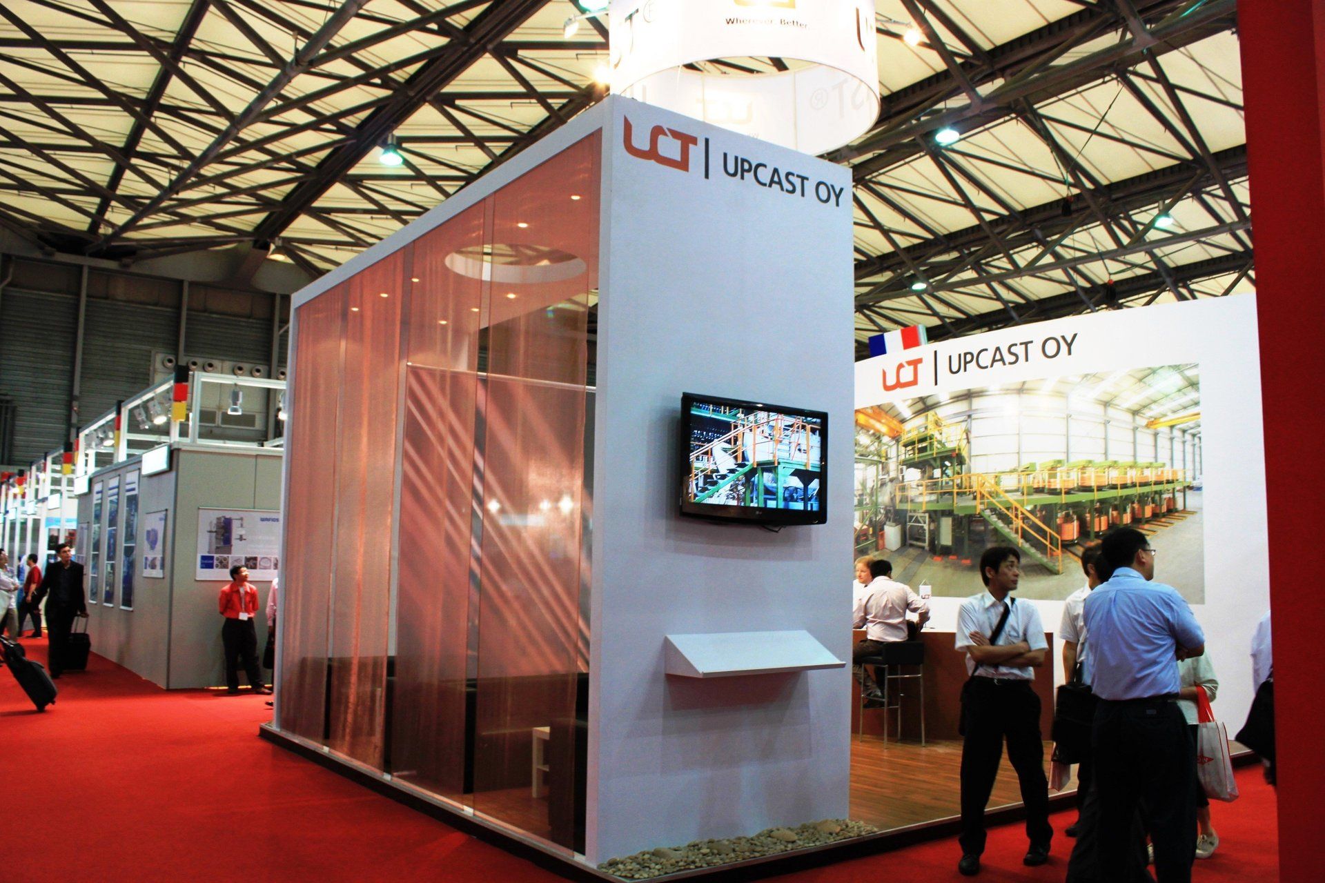 Upcast @ WIRE China 2010. Booth designed and built by Essential Global Fairs.