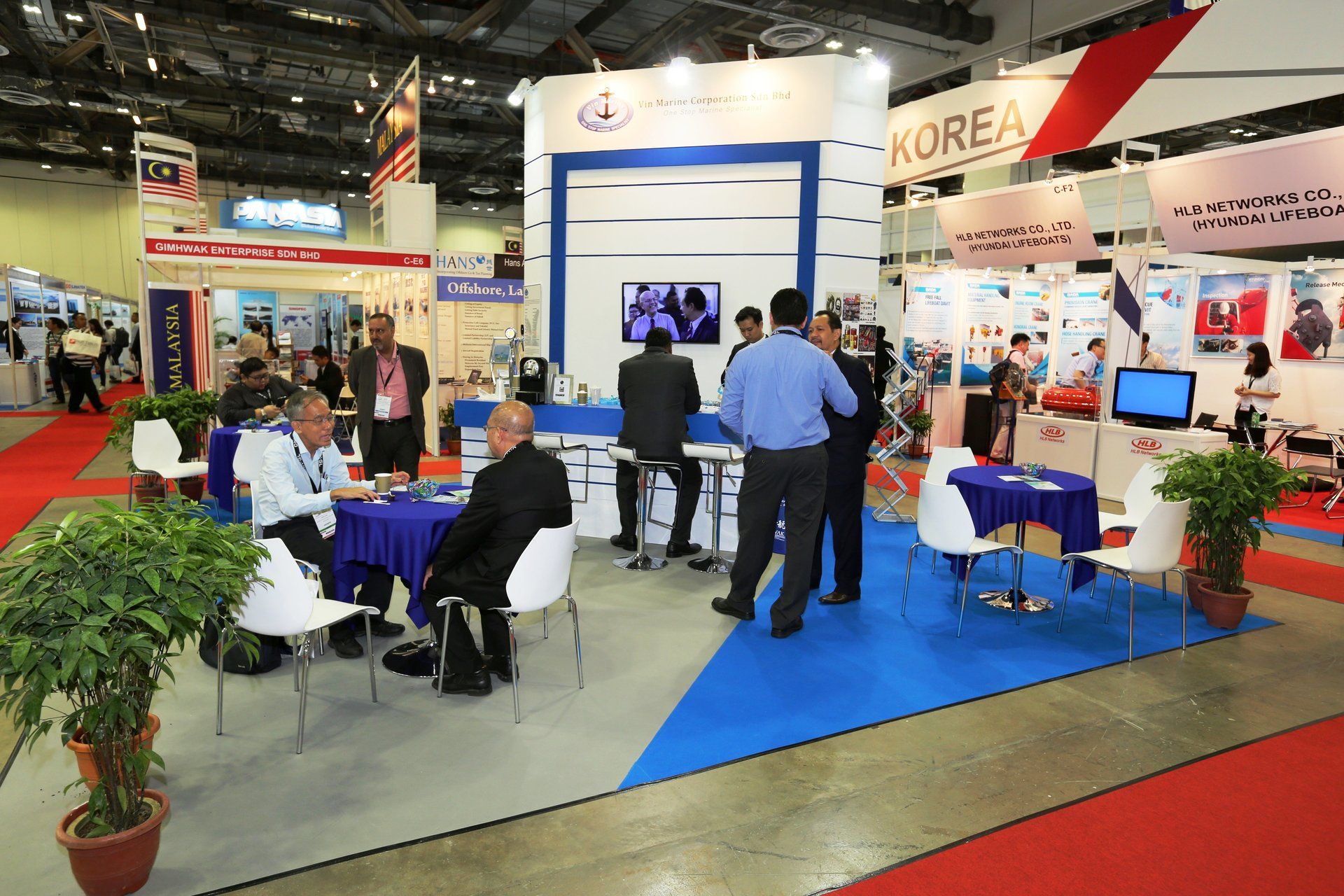 Vin Marine @ APM 2016. Booth designed and built by Essential Global Fairs.