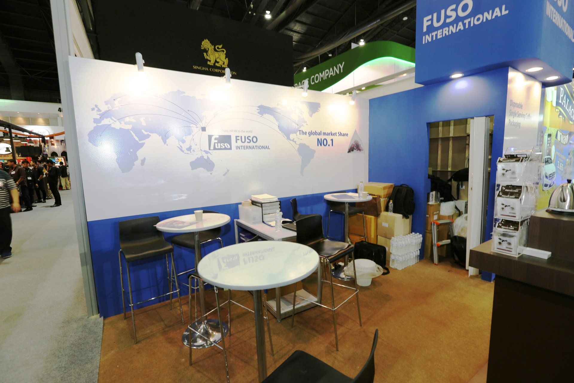 Fuso International @ Thaifex 2015. Booth designed and built by Essential Global Fairs.