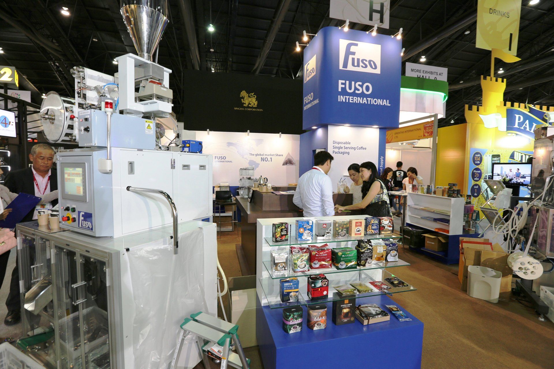 Fuso International @ Thaifex 2015. Booth designed and built by Essential Global Fairs.