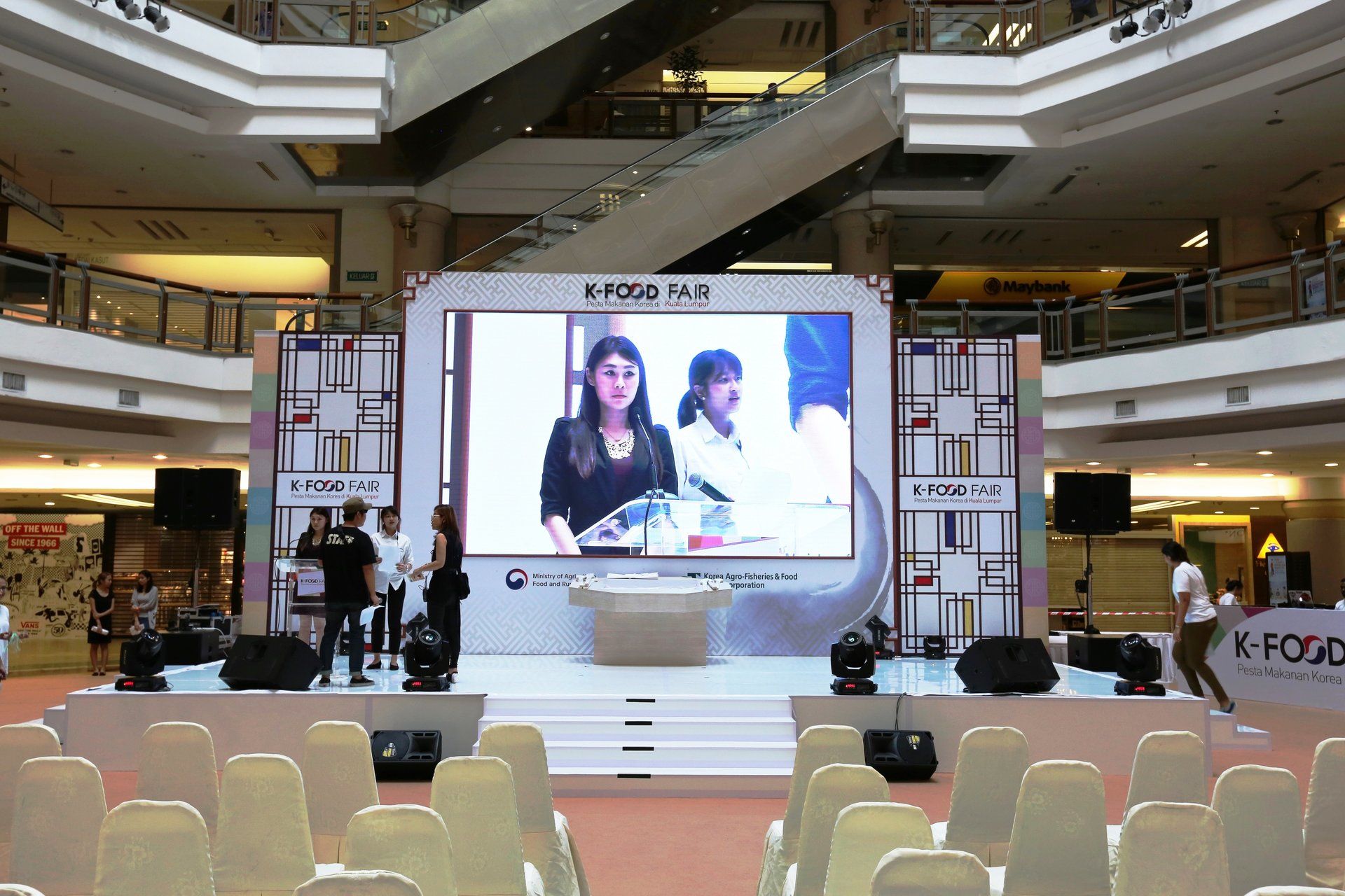 K-Food Fair 2016 @ Malaysia. Booth designed and built by Essential Global Fairs.
