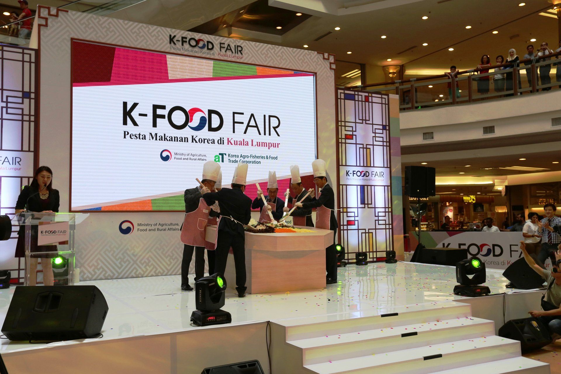 K-Food Fair 2016 @ Malaysia. Booth designed and built by Essential Global Fairs.