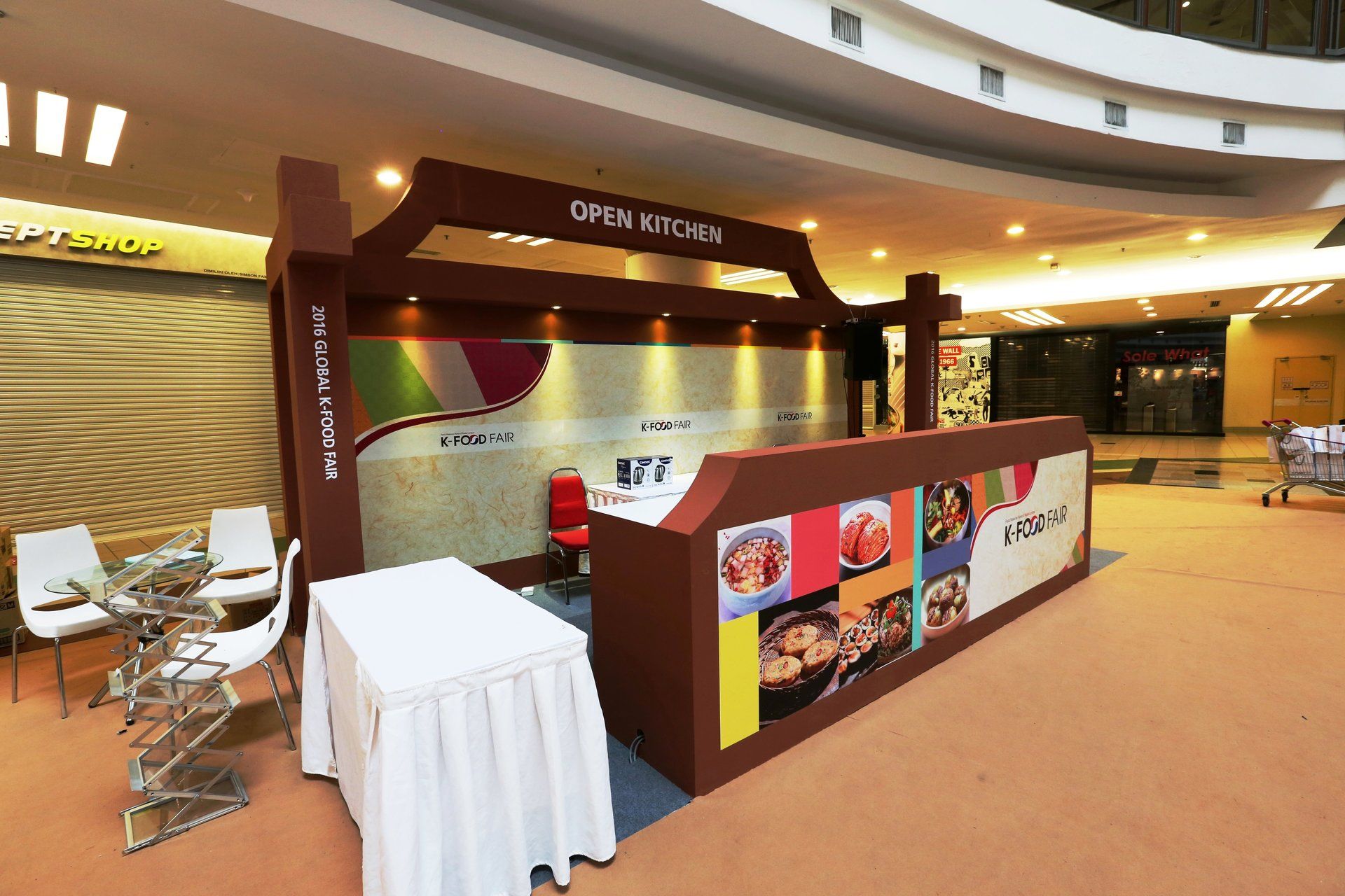 K-Food Fair 2016 @ Malaysia. Booth designed and built by Essential Global Fairs.