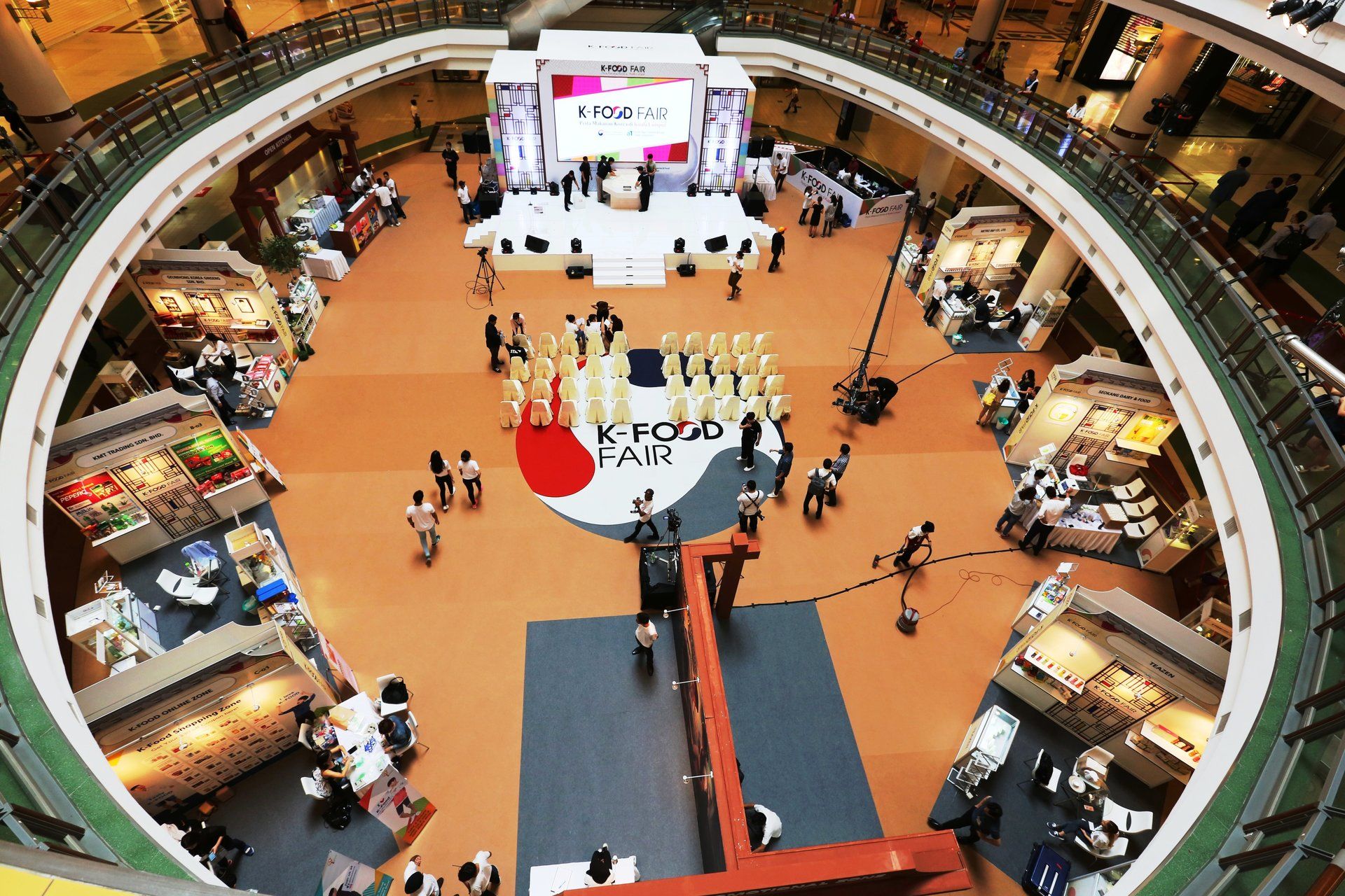 K-Food Fair @ Malaysia 2016. Booth designed and built by Essential Global Fairs.