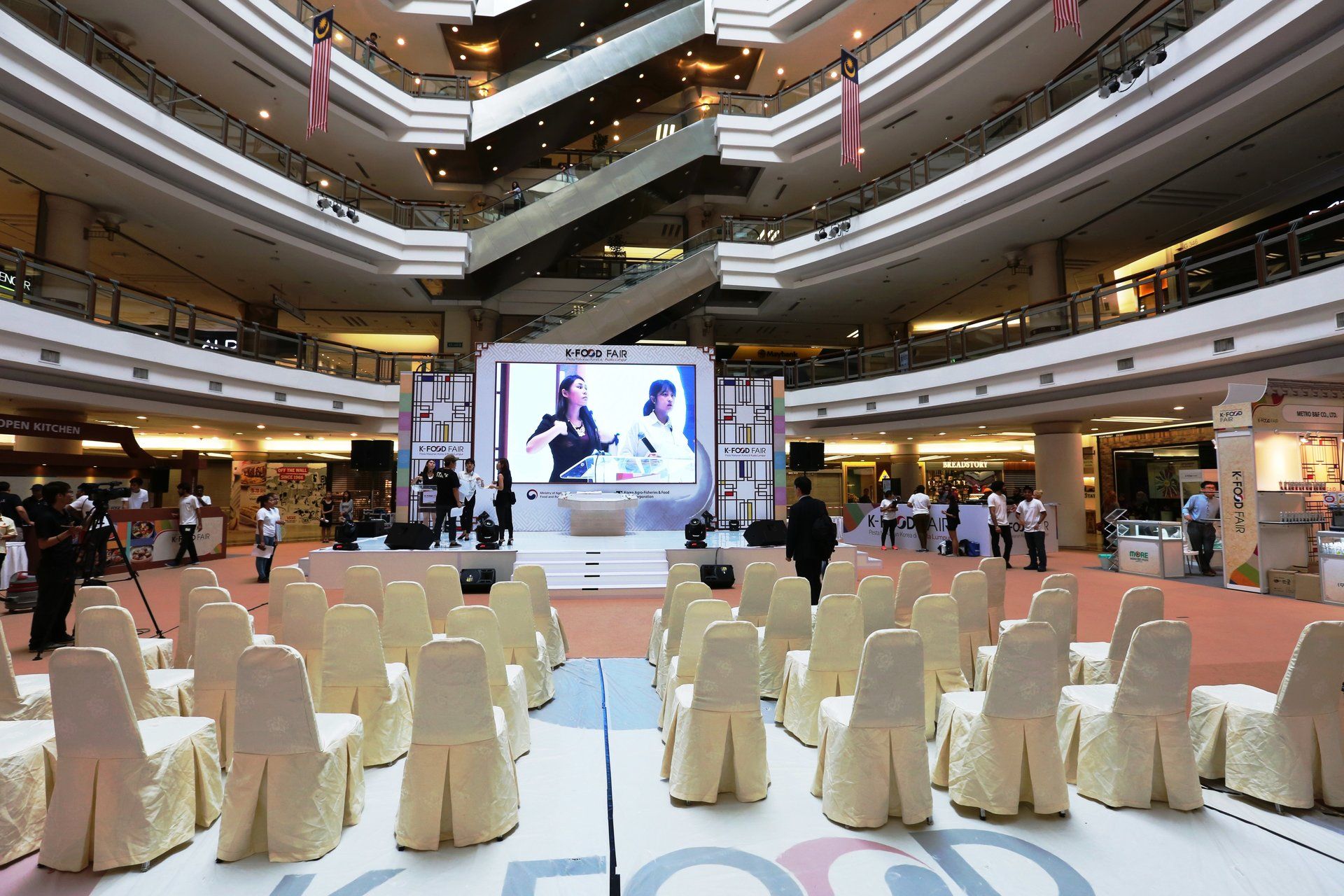 K-Food Fair 2016 @ Malaysia. Booth designed and built by Essential Global Fairs.