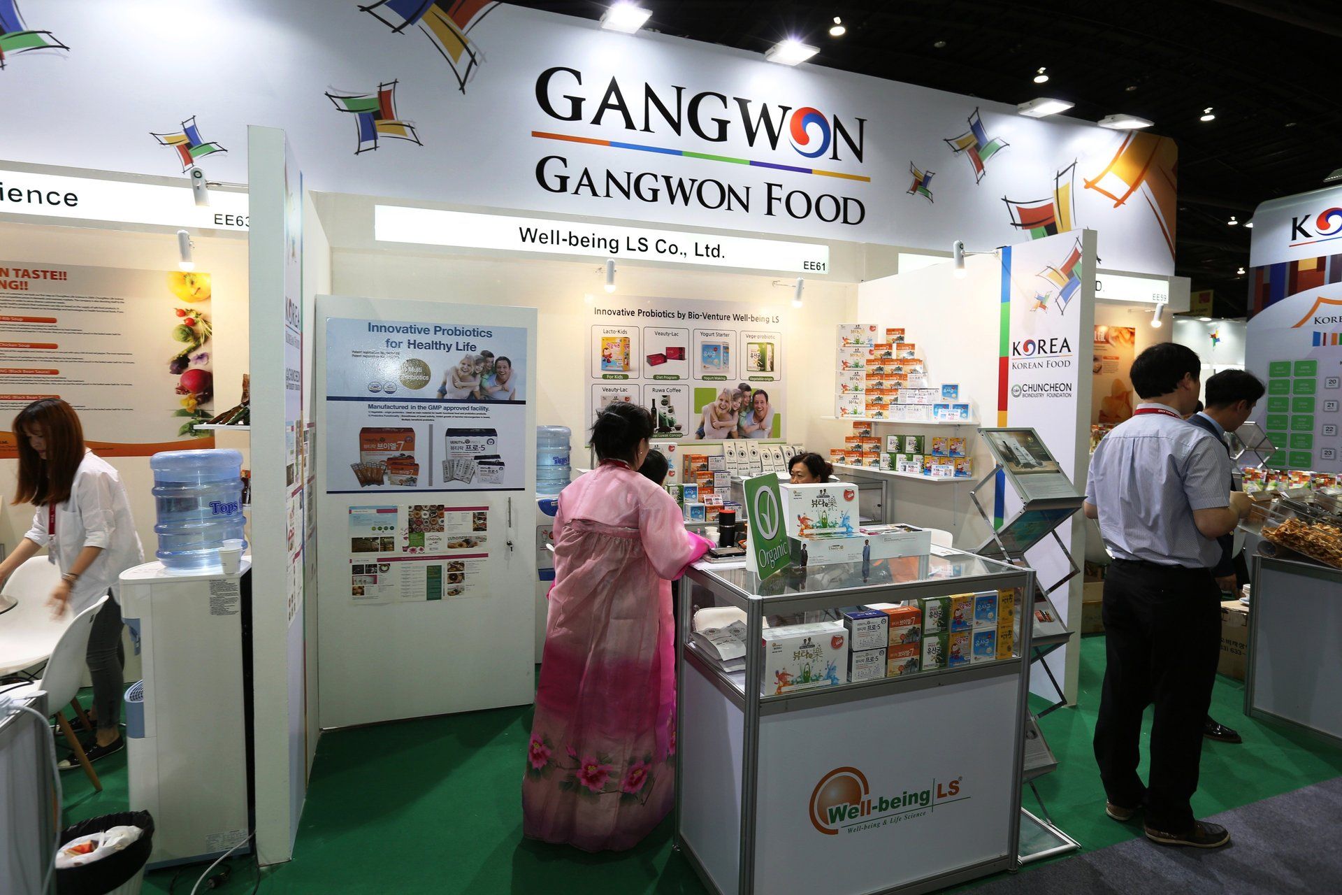 Korea Pavilion @ Thaifex 2015. Booth designed and built by Essential Global Fairs.