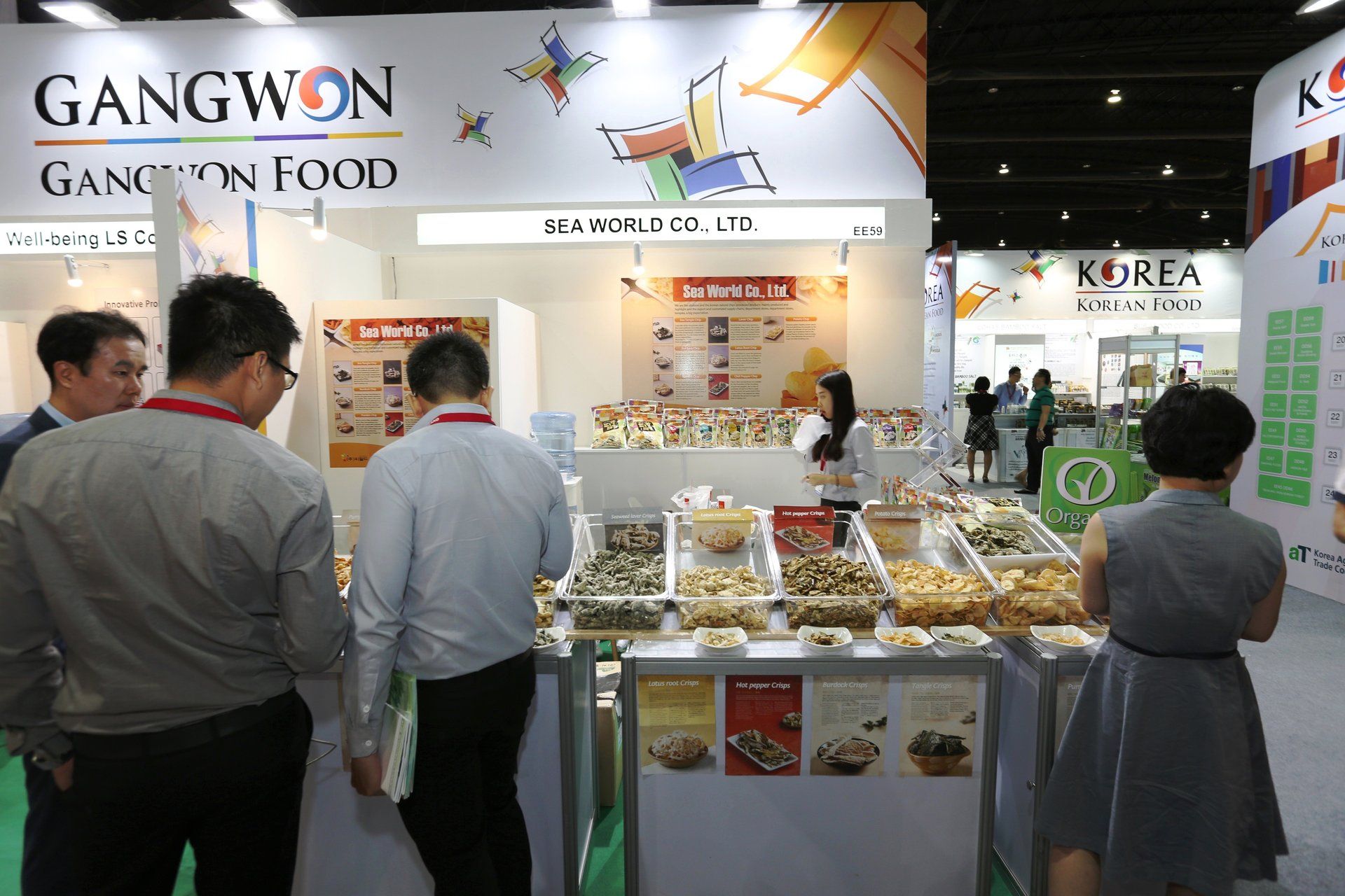 Korea Pavilion @ Thaifex 2015. Booth designed and built by Essential Global Fairs.