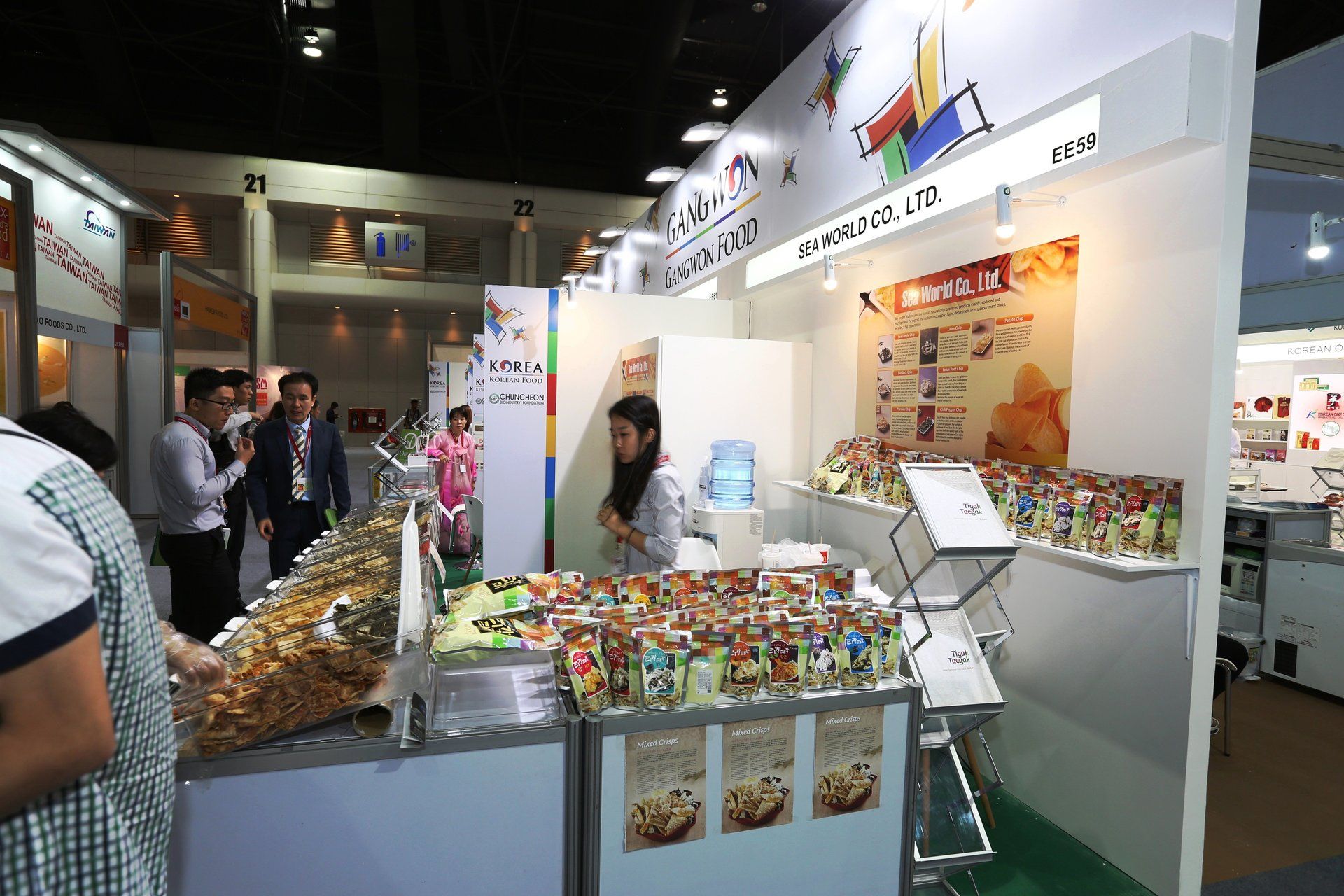 Korea Pavilion @ Thaifex 2015. Booth designed and built by Essential Global Fairs.