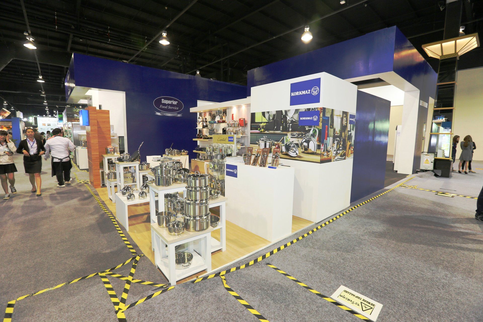 Korkmaz @ Thaifex 2015. Booth designed and built by Essential Global Fairs.