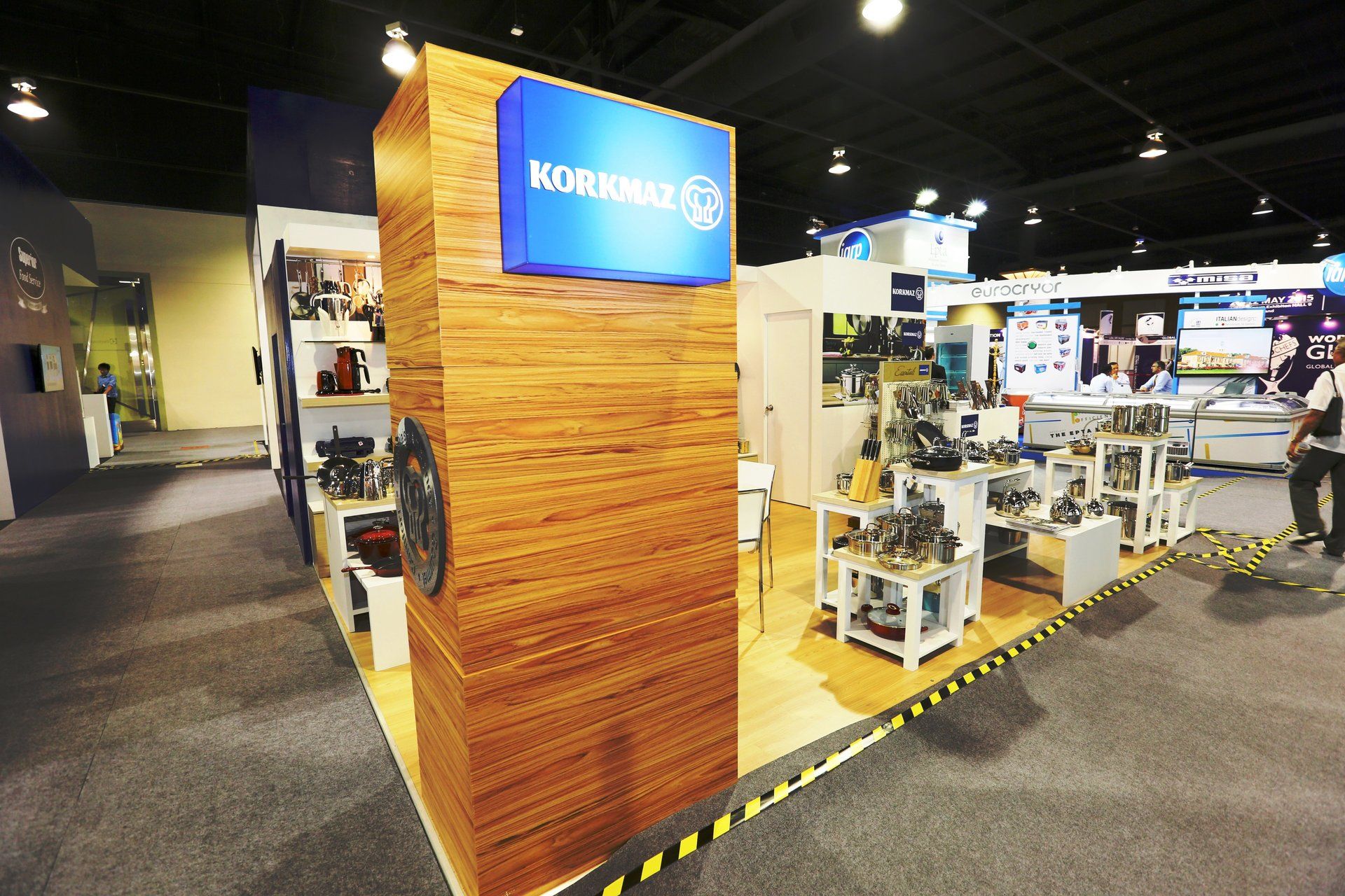Korkmaz @ Thaifex 2015. Booth designed and built by Essential Global Fairs.