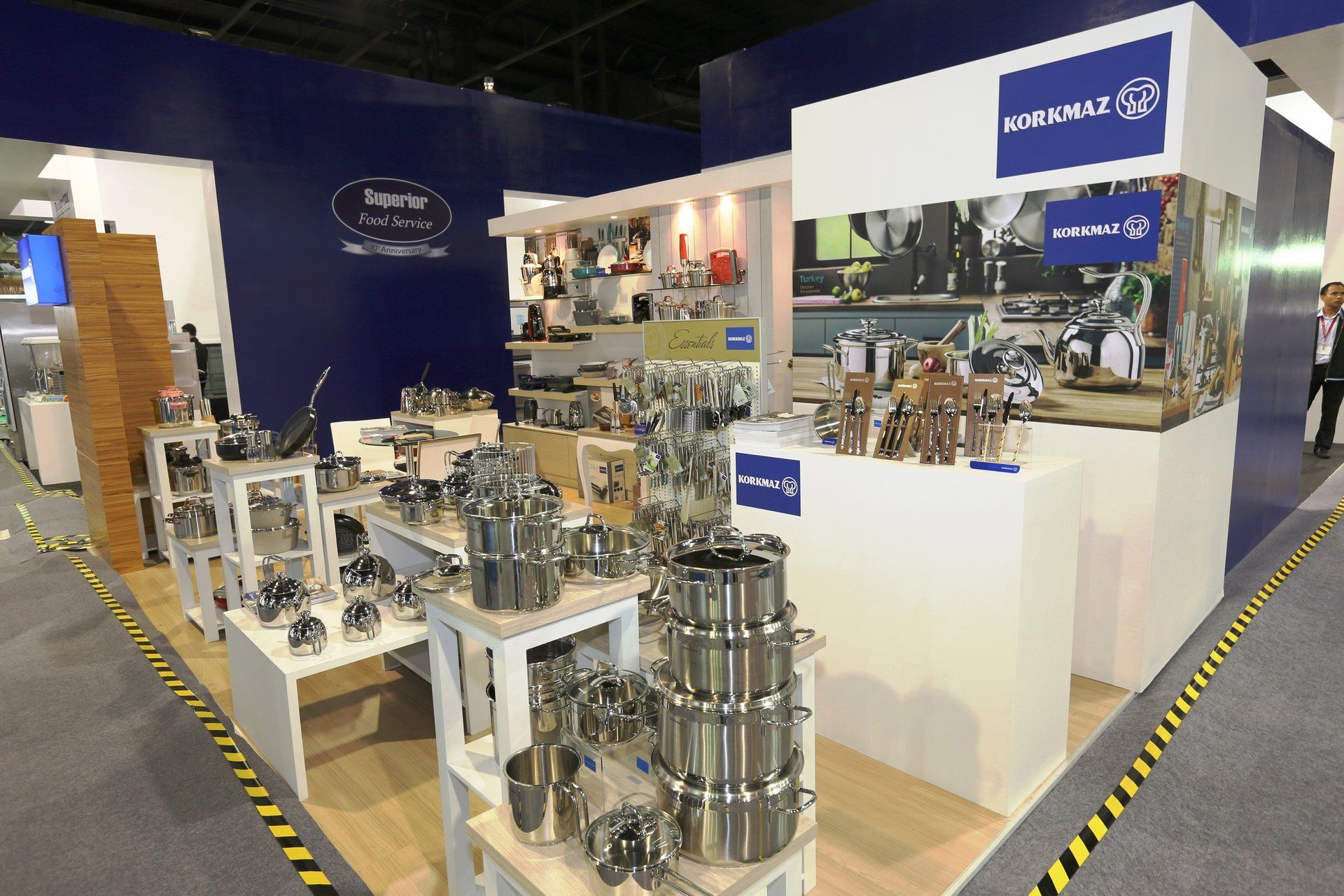 Korkmaz @ Thaifex 2015. Booth designed and built by Essential Global Fairs.