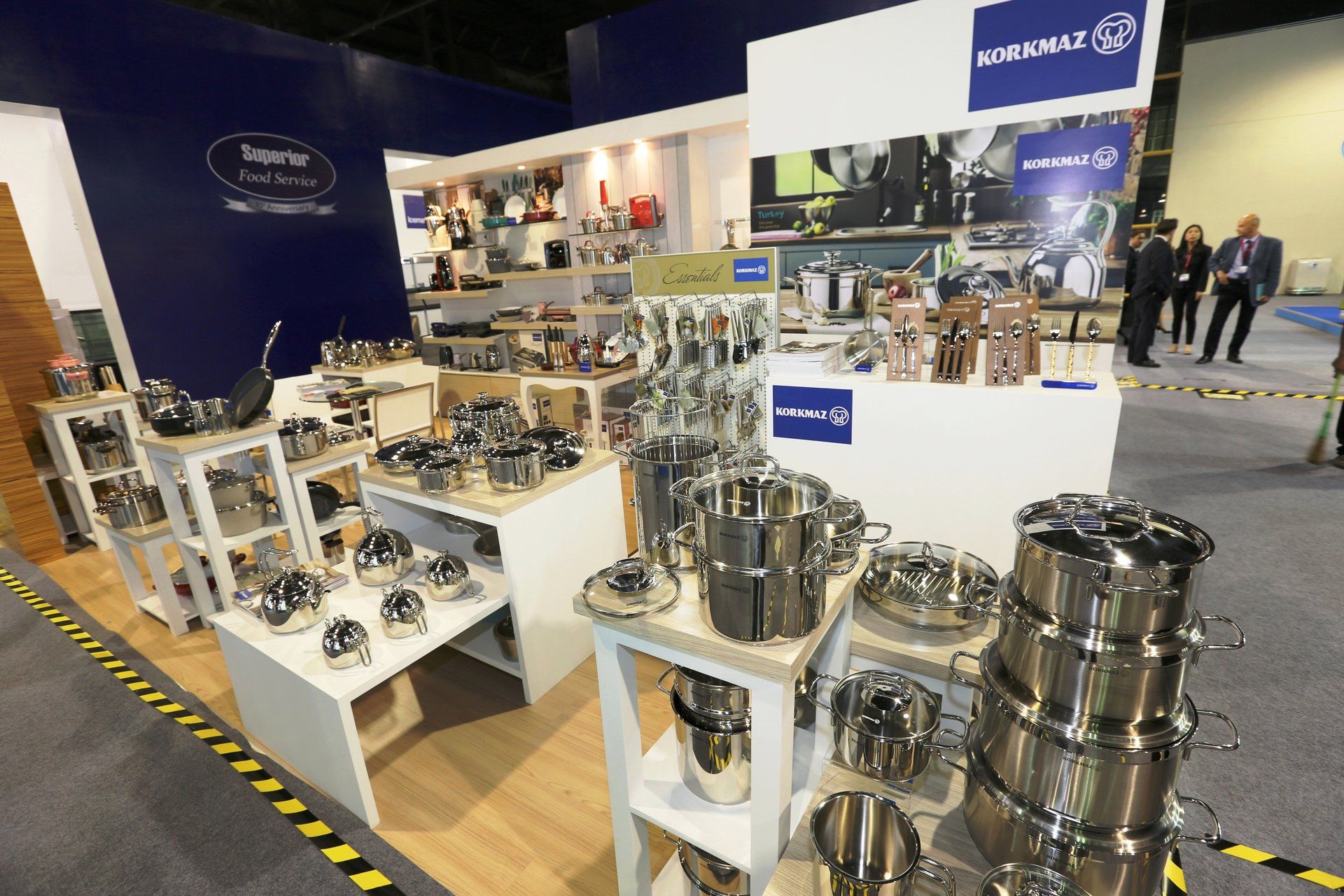 Korkmaz @ Thaifex 2015. Booth designed and built by Essential Global Fairs.