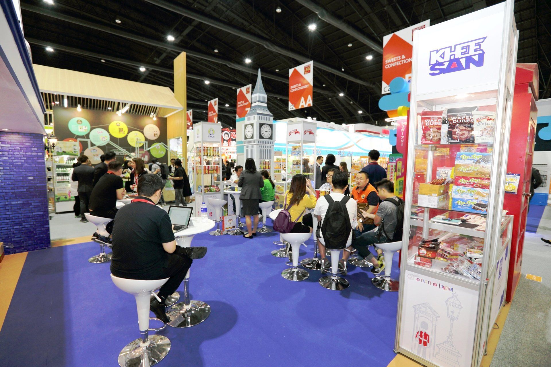 London Biscuits @ Thaifex 2017. Booth designed and built by Essential Global Fairs.