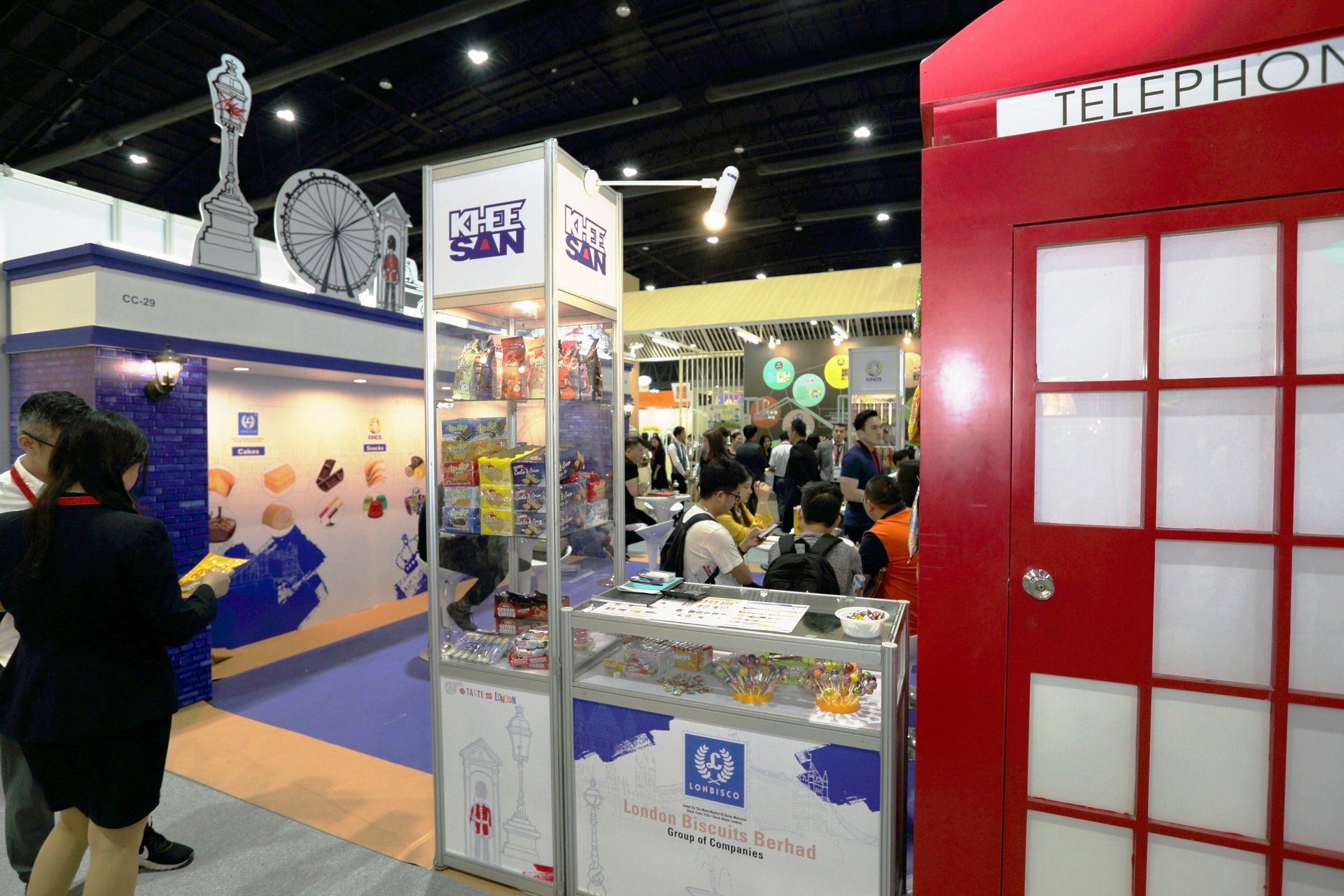 London Biscuits @ Thaifex 2017. Booth designed and built by Essential Global Fairs.