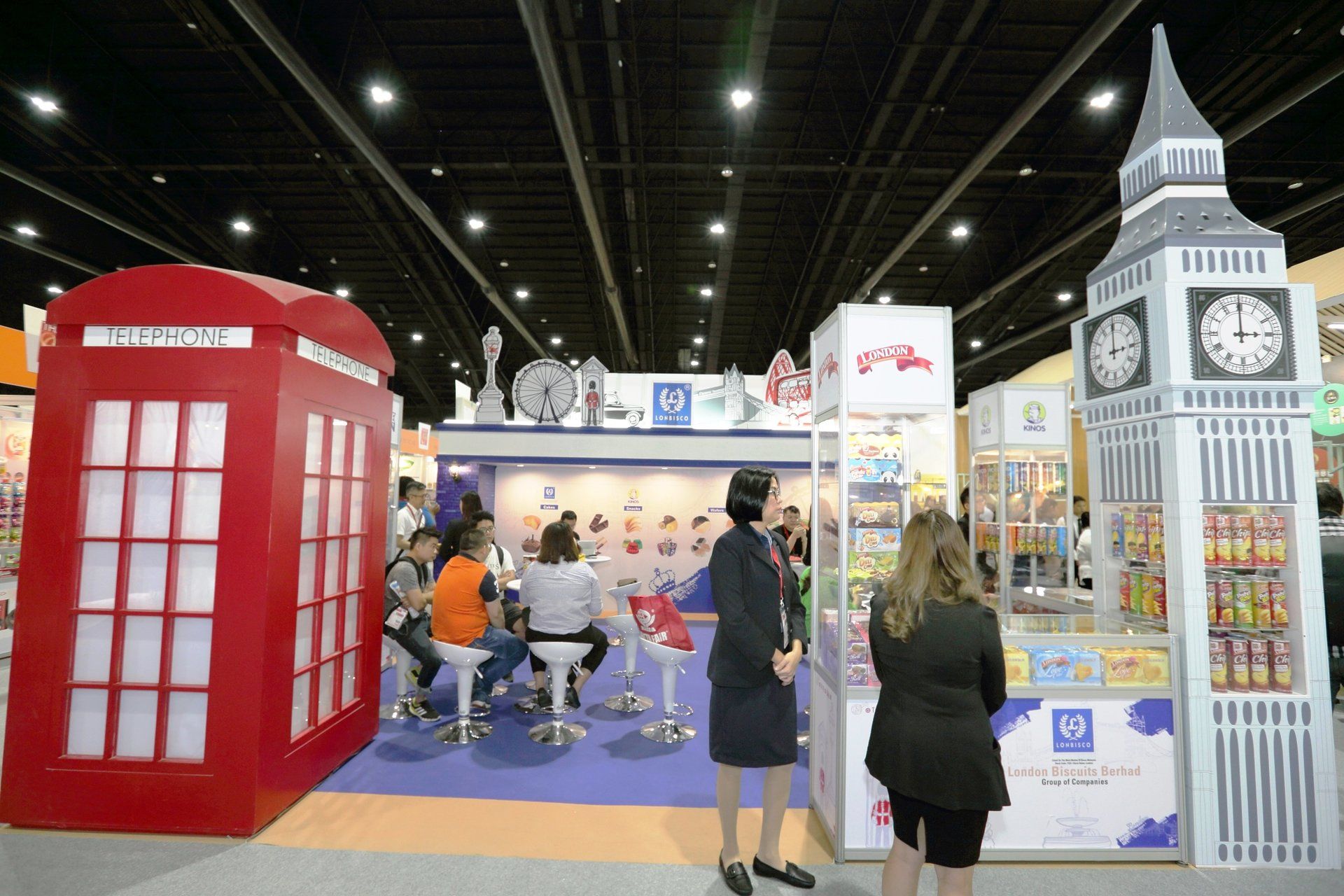 London Biscuits @ Thaifex 2017. Booth designed and built by Essential Global Fairs.