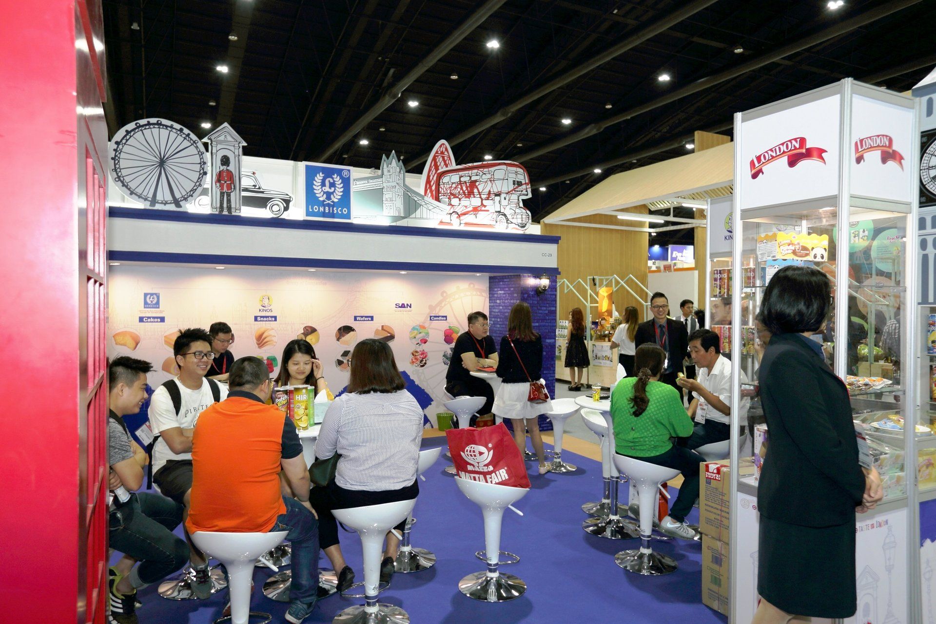 London Biscuits @ Thaifex 2017. Booth designed and built by Essential Global Fairs.
