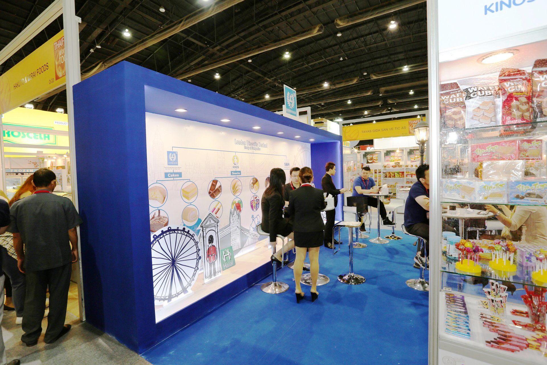London Biscuits @ Thaifex 2015. Booth designed and built by Essential Global Fairs.