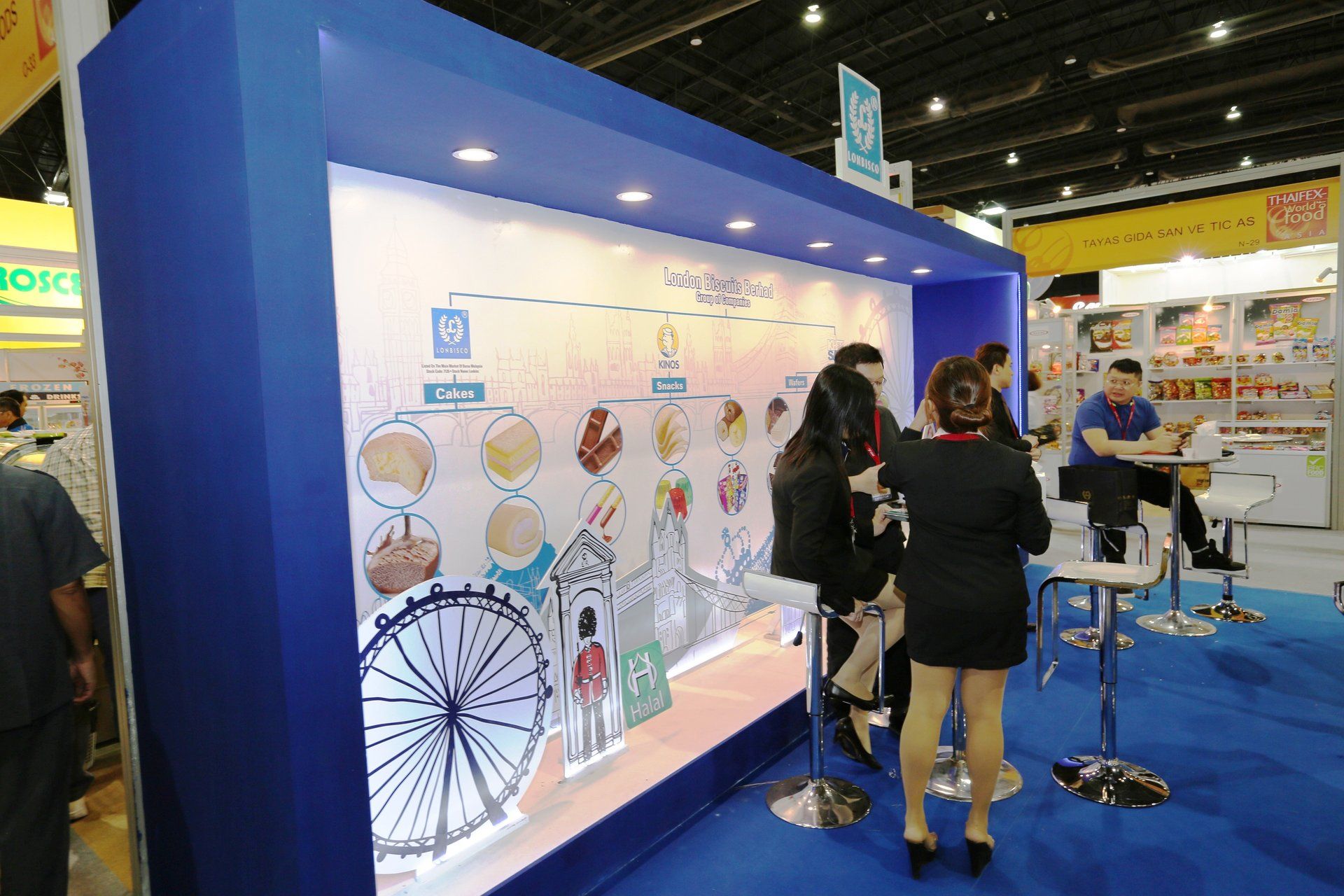 London Biscuits @ Thaifex 2015. Booth designed and built by Essential Global Fairs.