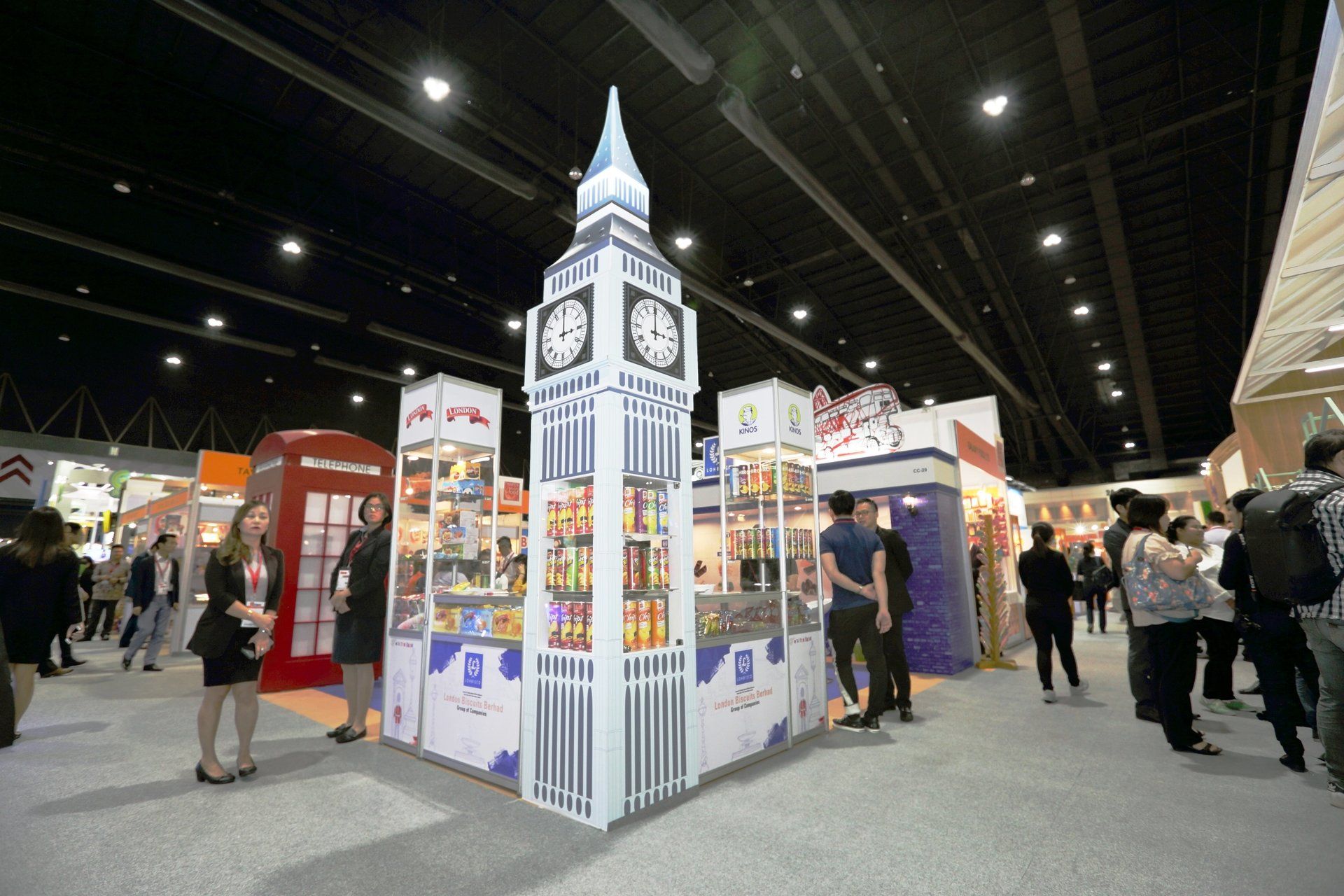 London Biscuits @ Thaifex 2017. Booth designed and built by Essential Global Fairs.