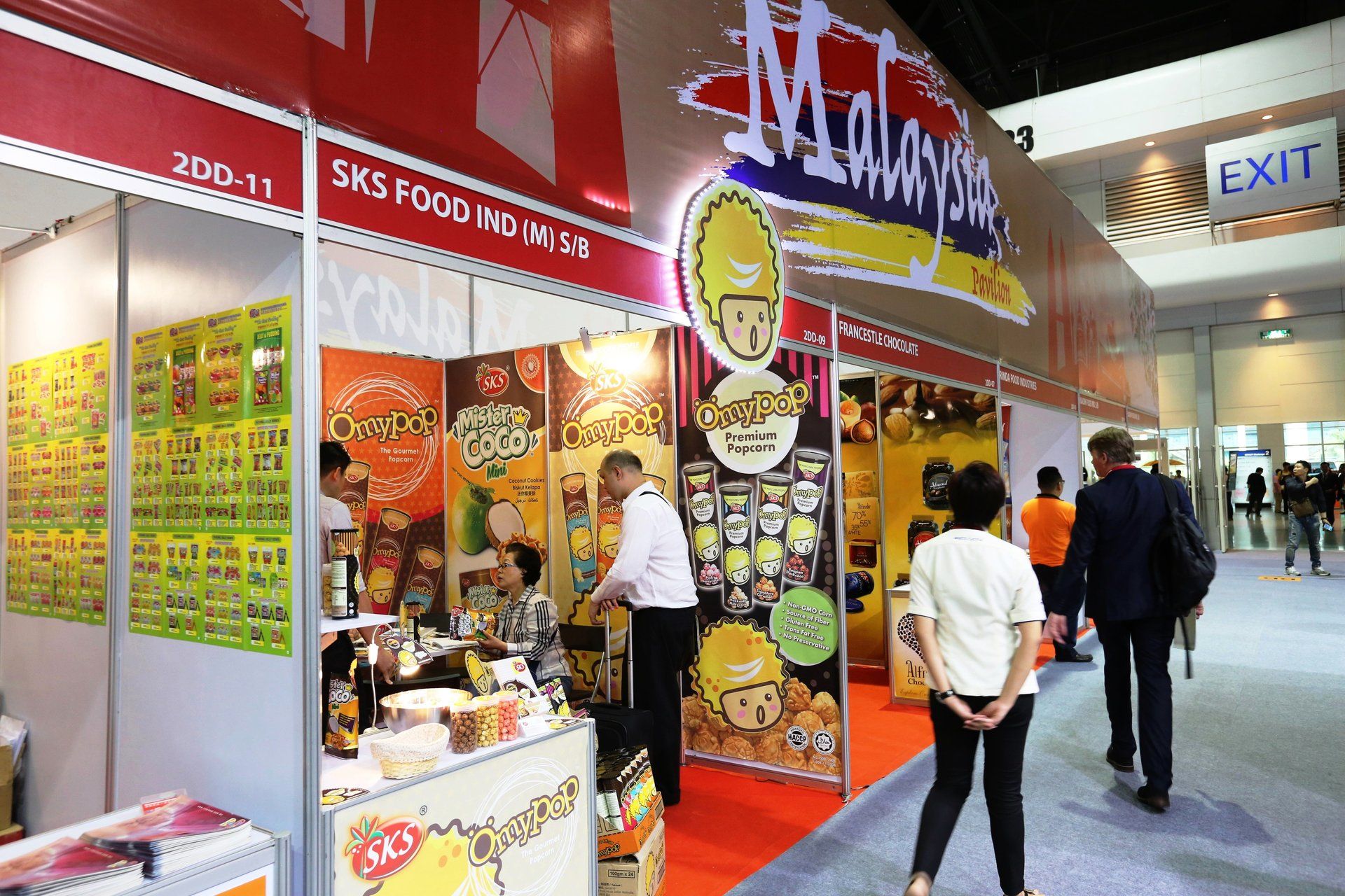 Malaysia Pavilion @ Thaifex 2015. Booth designed and built by Essential Global Fairs.