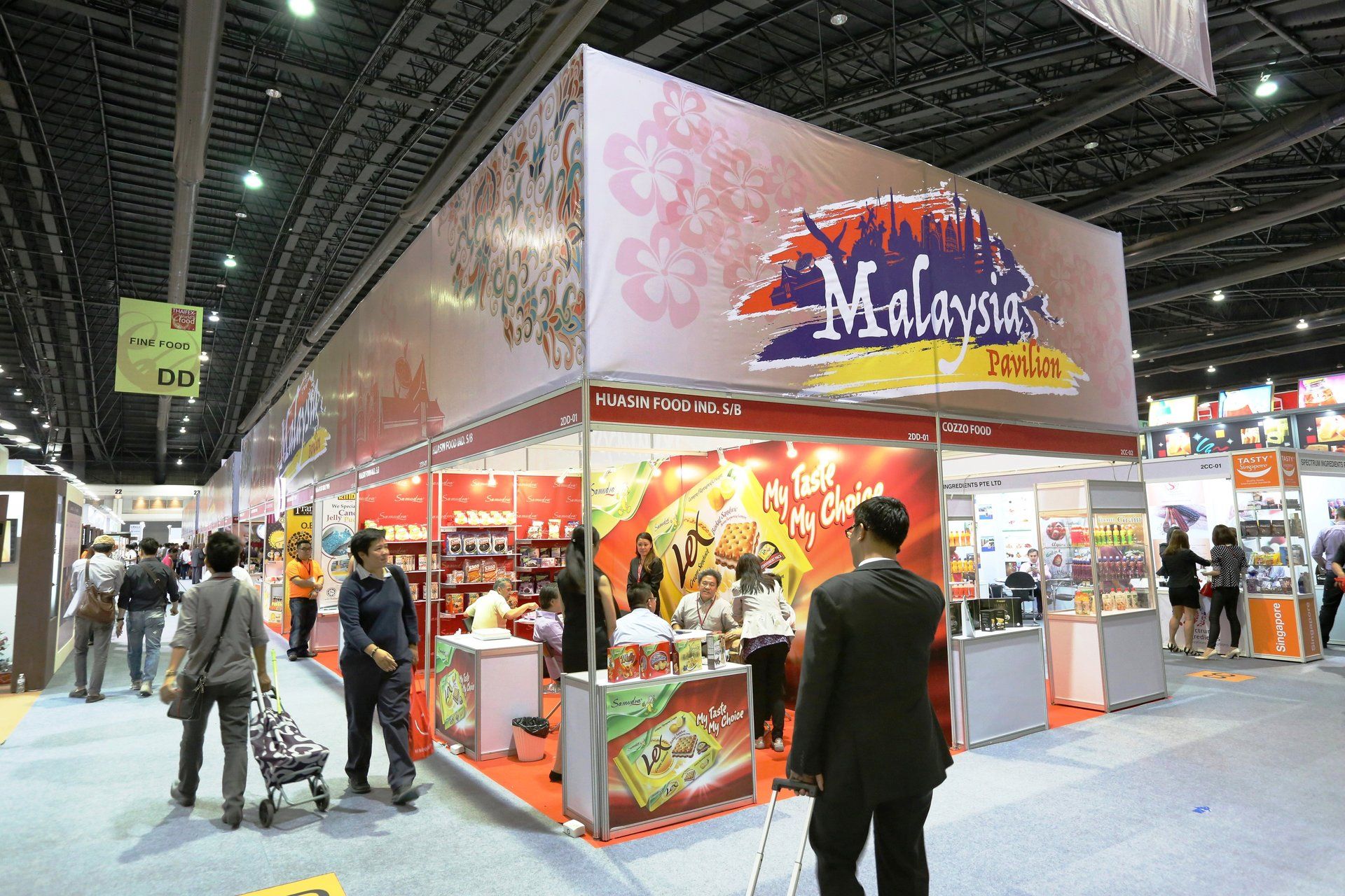 Malaysia Pavilion @ Thaifex 2015. Booth designed and built by Essential Global Fairs.