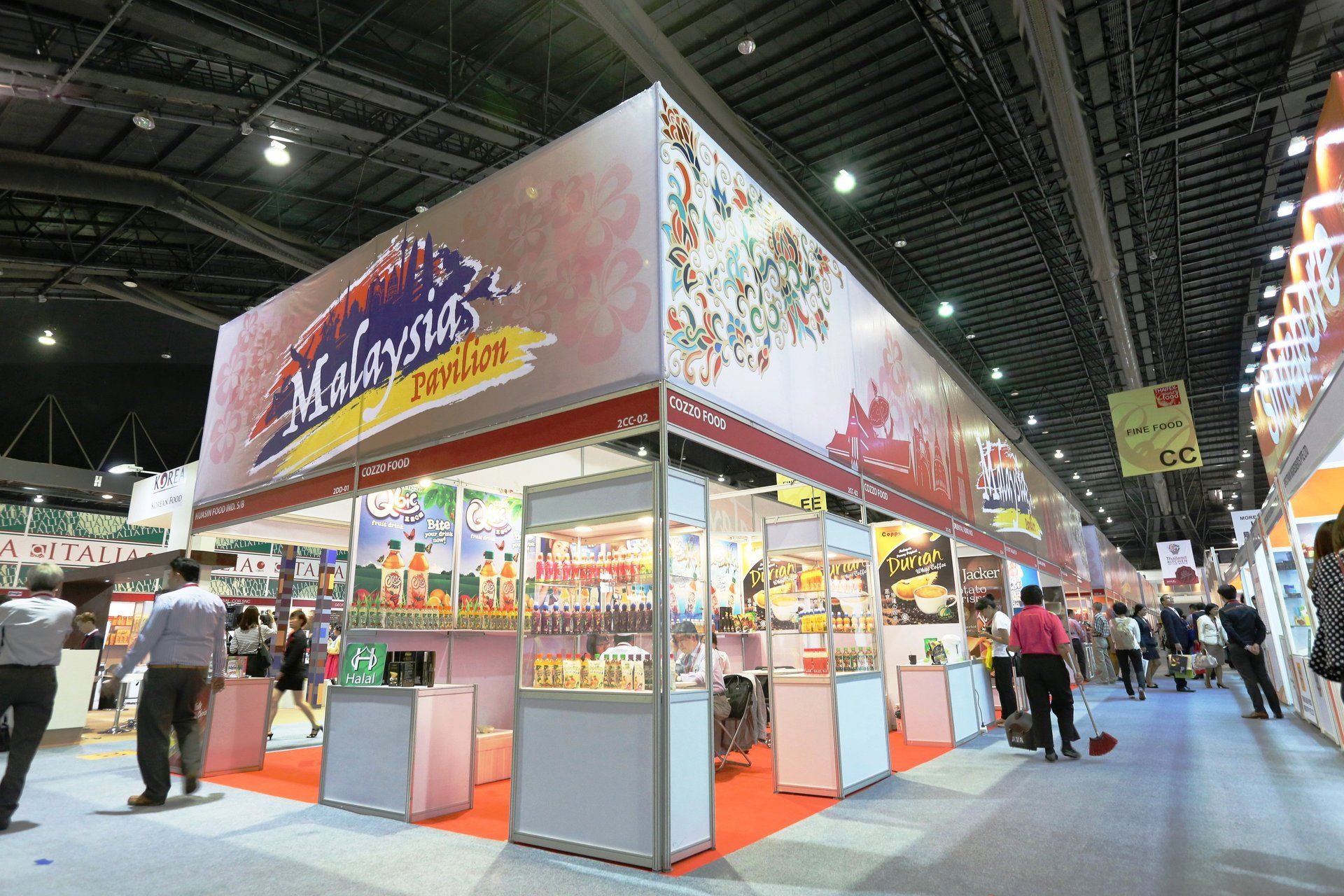 Malaysia Pavilion @ Thaifex 2015. Booth designed and built by Essential Global Fairs.