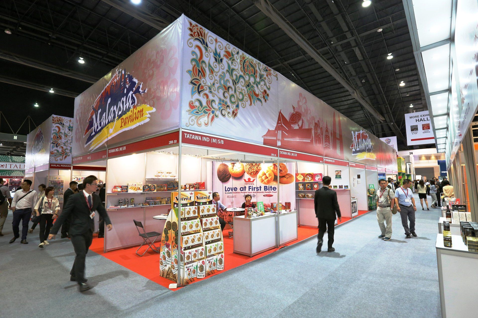Malaysia Pavilion @ Thaifex 2015. Booth designed and built by Essential Global Fairs.