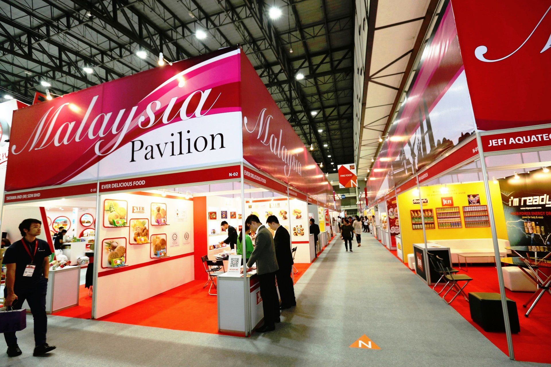 Malaysia Pavilion @ Thaifex 2017. Booth designed and built by Essential Global Fairs.