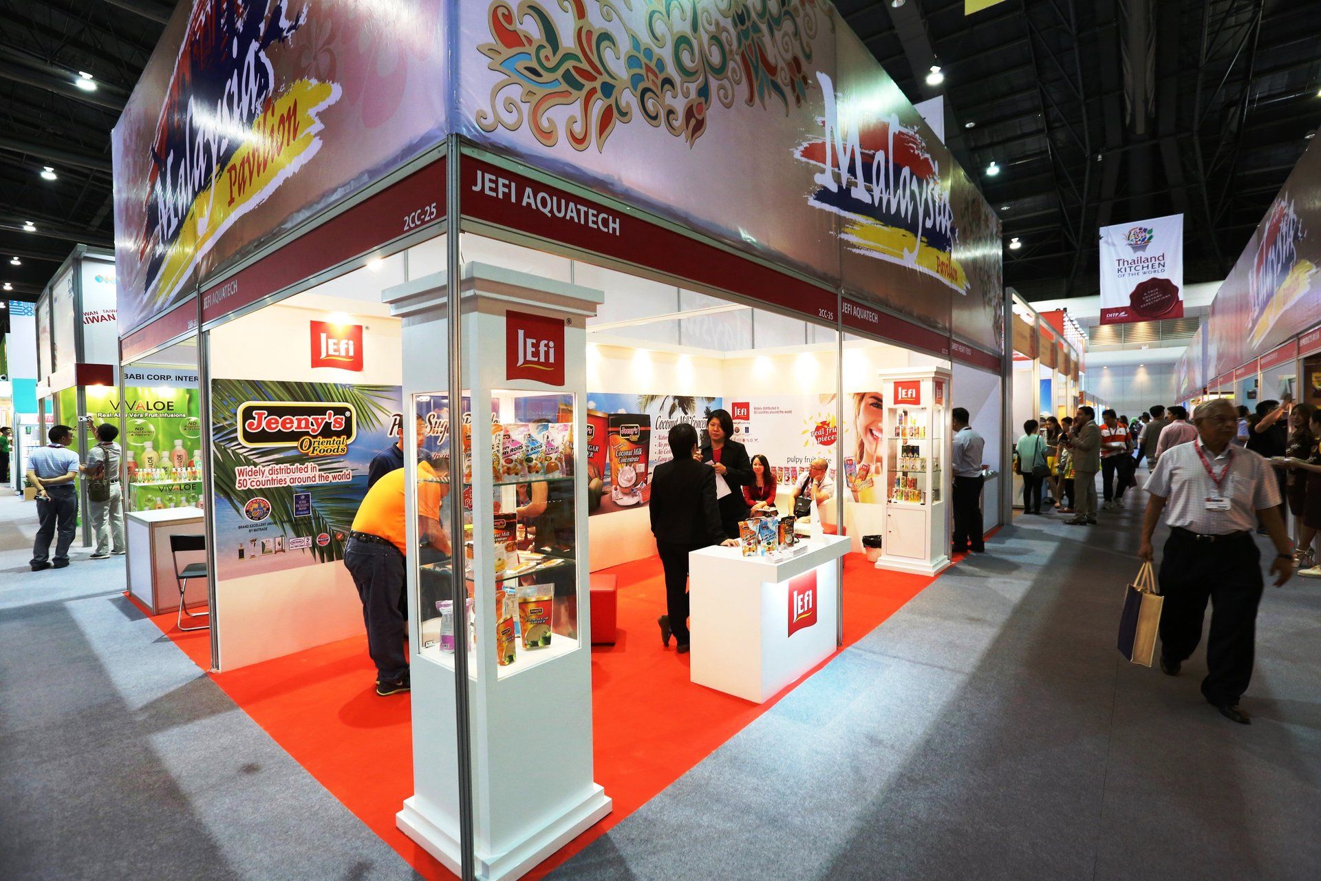 Malaysia Pavilion @ Thaifex 2015. Booth designed and built by Essential Global Fairs.