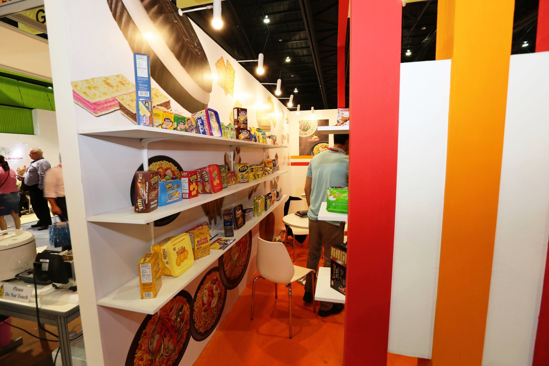 Monde Nissin @ Thaifex 2015. Booth designed and built by Essential Global Fairs.