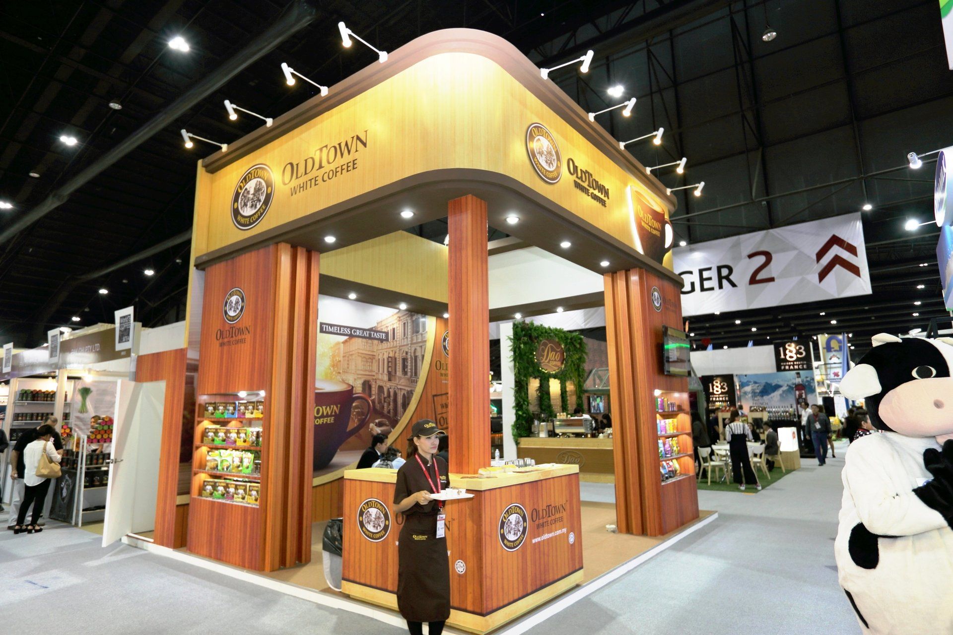 Oldtown Coffee @ Thaifex 2017. Booth designed and built by Essential Global Fairs.