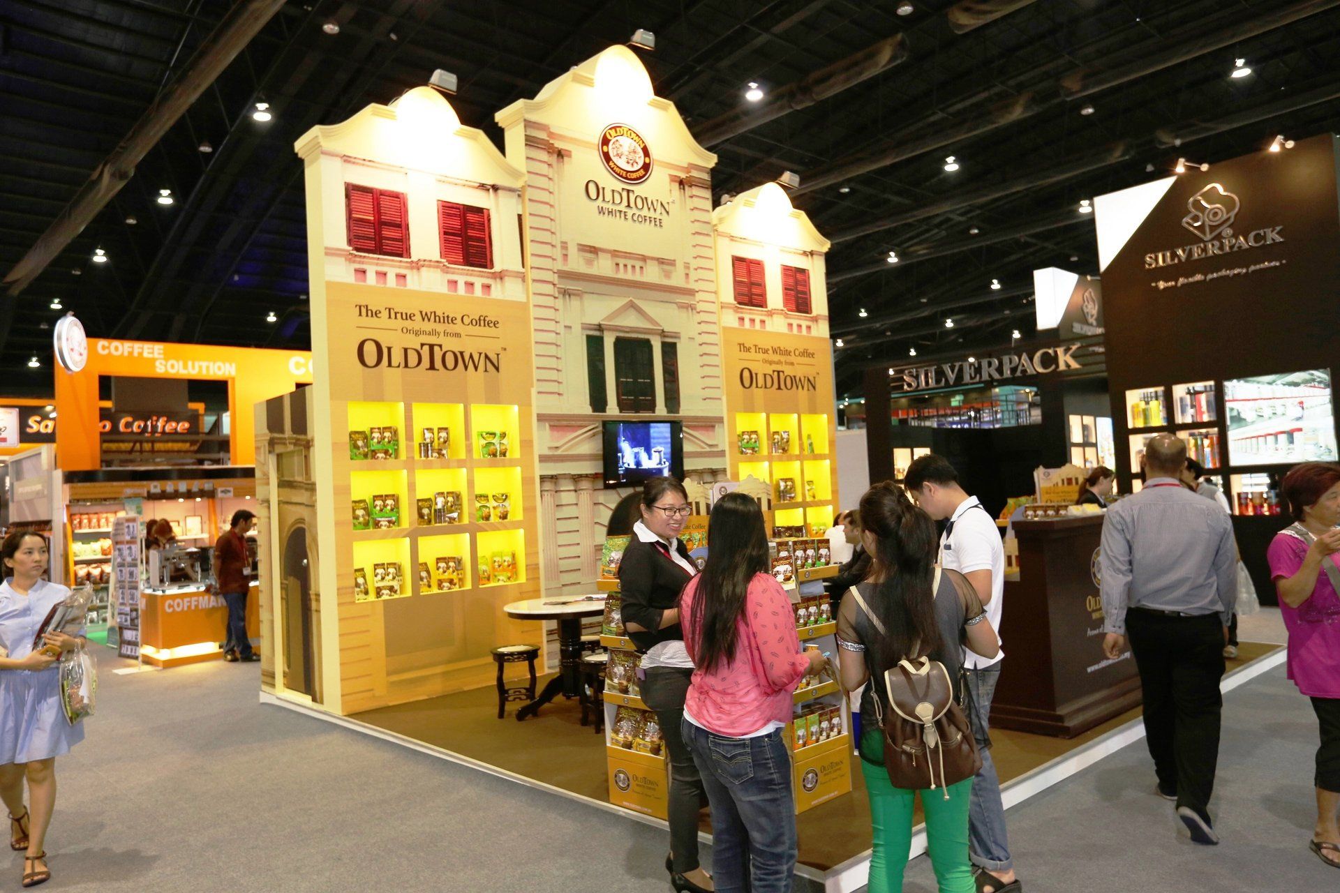 Oldtown Coffee @ Thaifex 2014. Booth designed and built by Essential Global Fairs.
