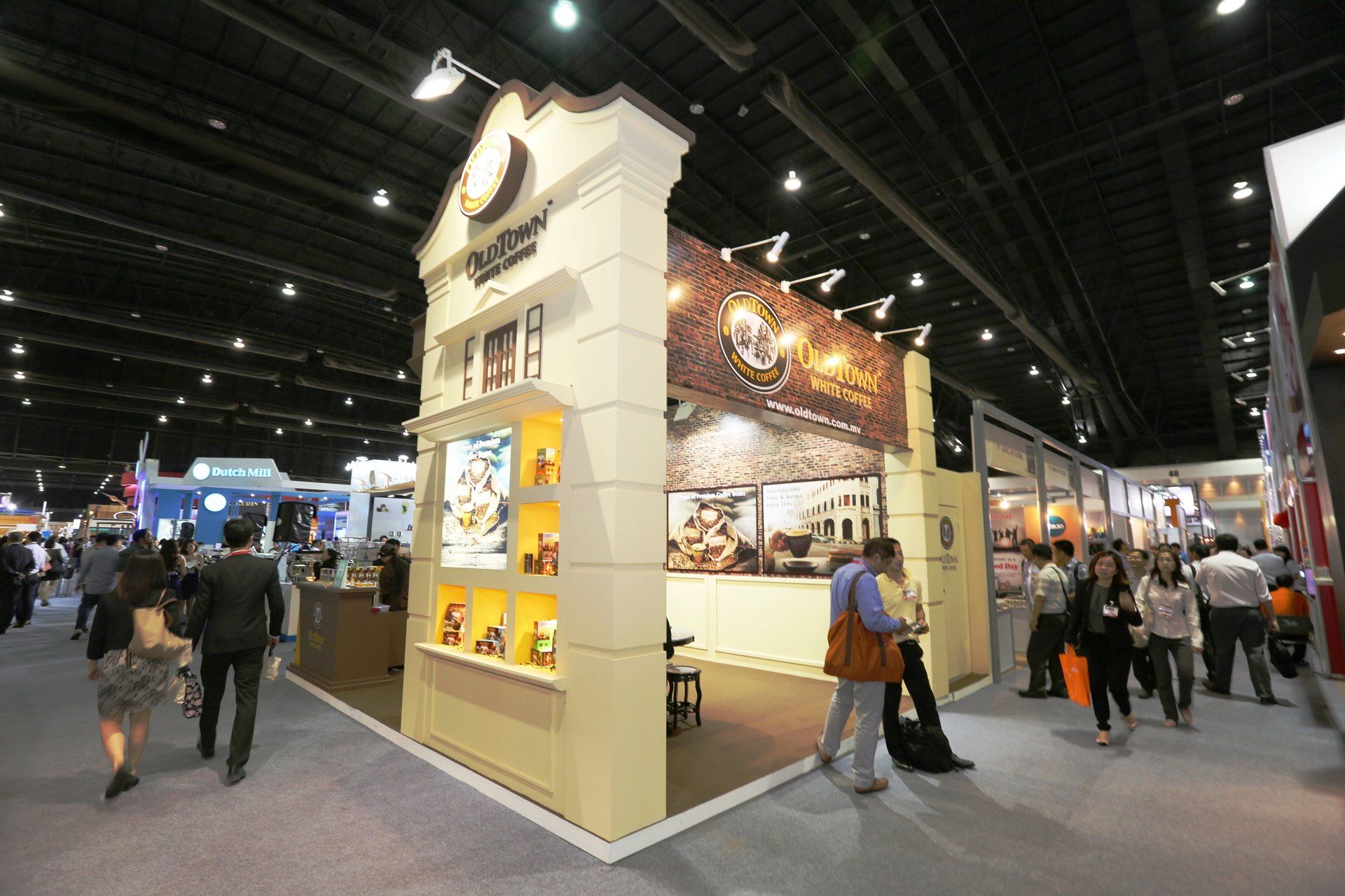 Oldtown Coffee @ Thaifex 2015. Booth designed and built by Essential Global Fairs.