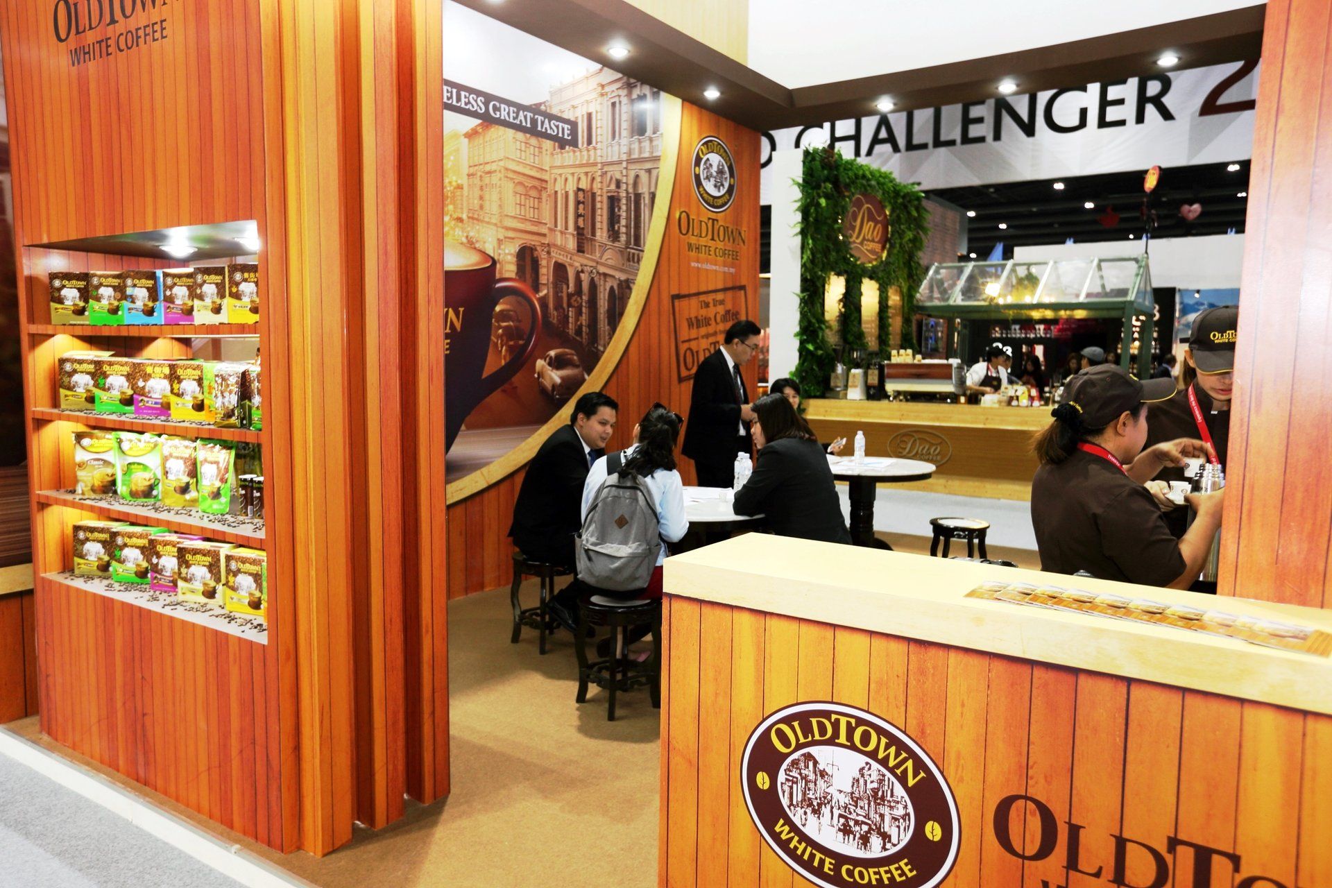 Oldtown Coffee @ Thaifex 2017. Booth designed and built by Essential Global Fairs.