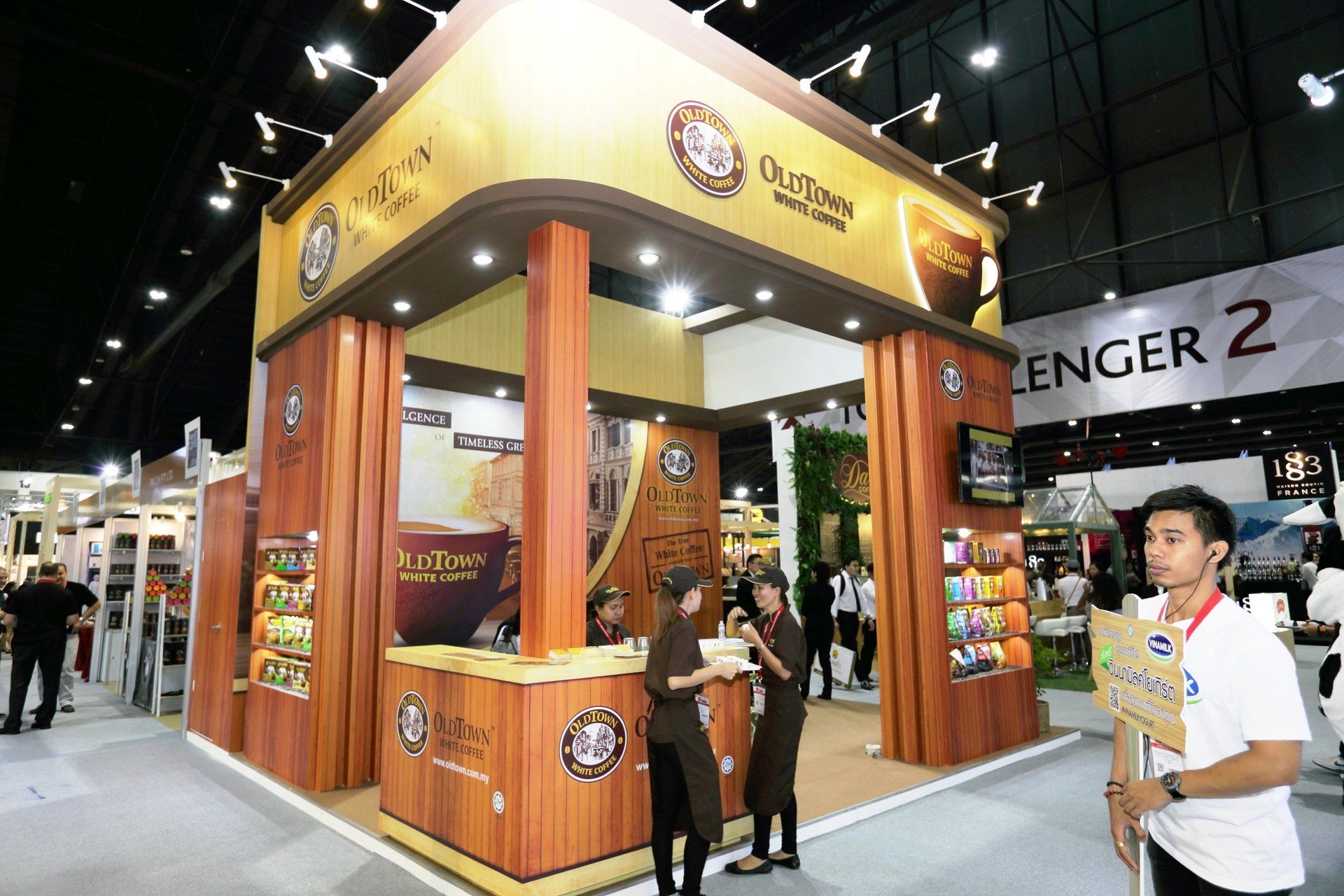 Oldtown Coffee @ Thaifex 2017. Booth designed and built by Essential Global Fairs.