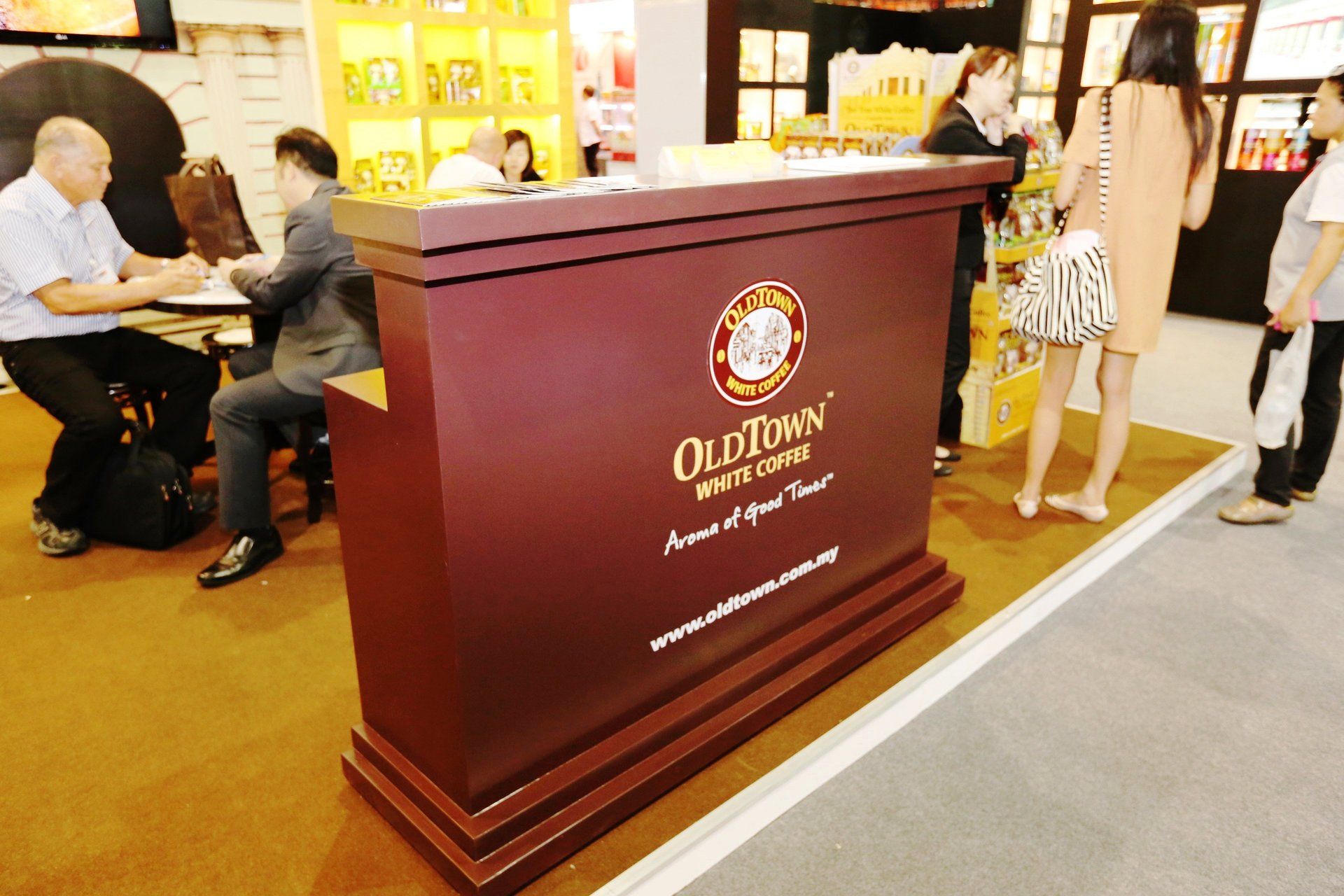 Oldtown Coffee @ Thaifex 2014. Booth designed and built by Essential Global Fairs.