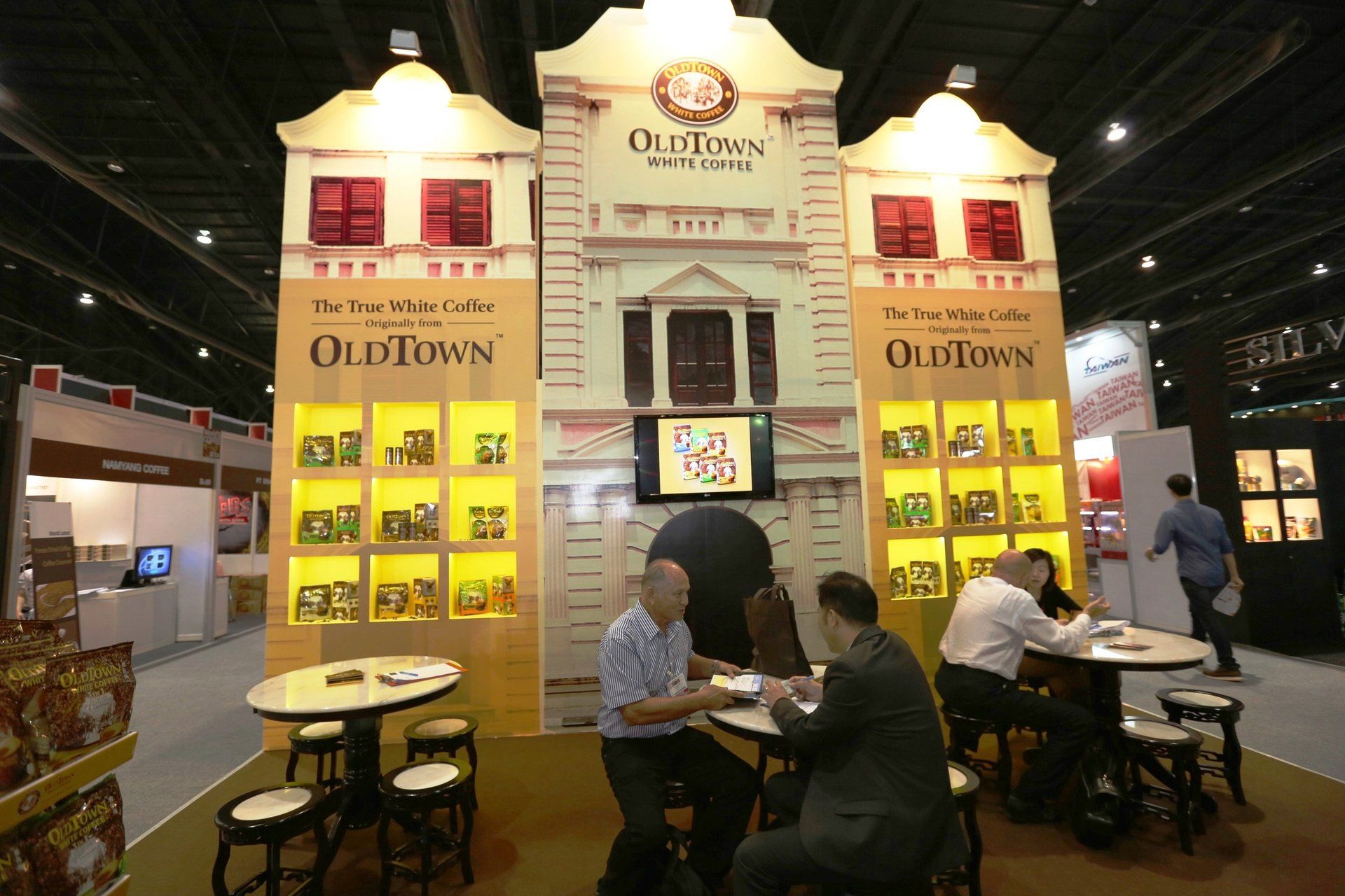 Oldtown Coffee @ Thaifex 2014. Booth designed and built by Essential Global Fairs.