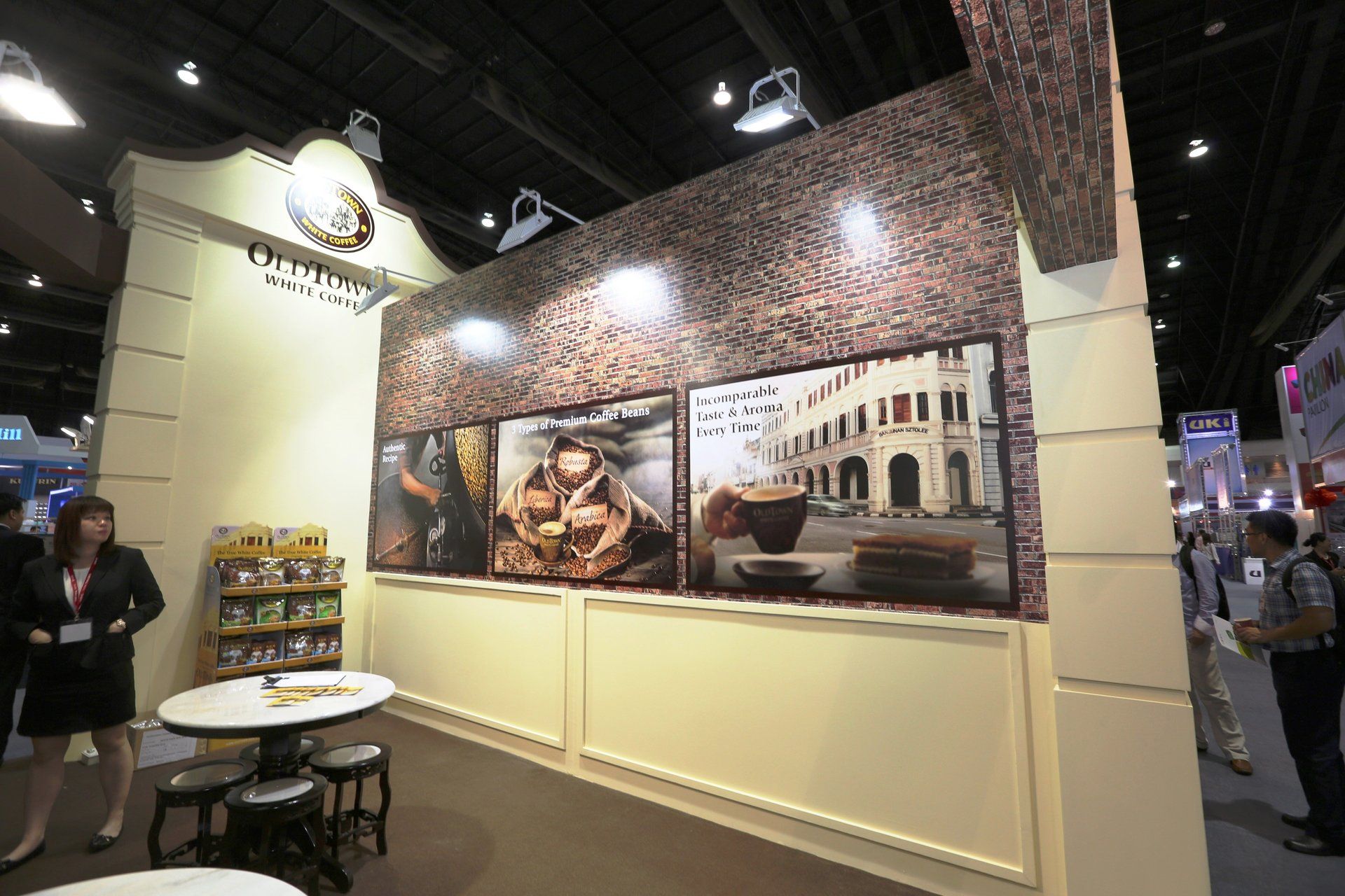 Oldtown Coffee @ Thaifex 2015. Booth designed and built by Essential Global Fairs.