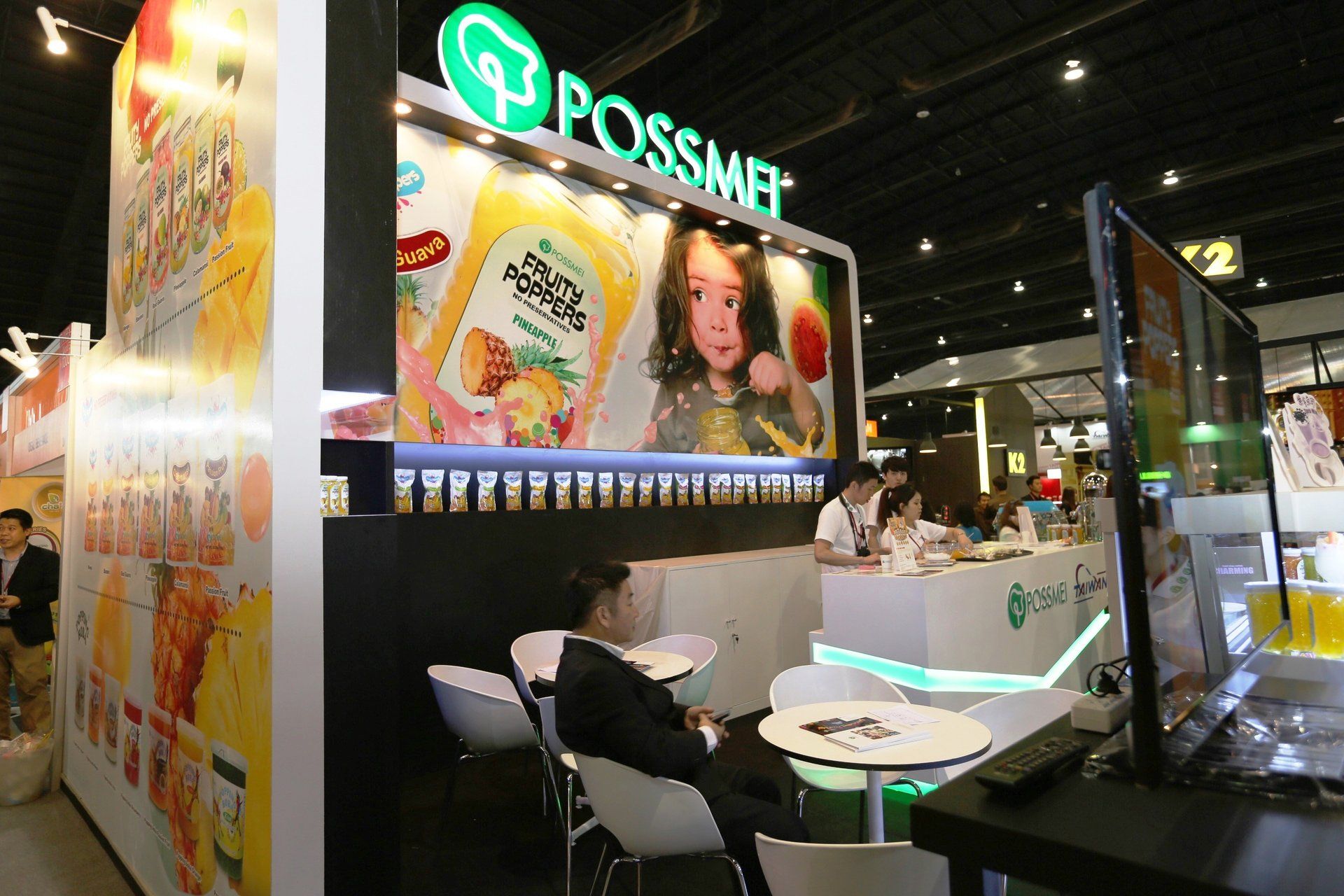 Possmei @ Thaifex 2014. Booth designed and built be Essential Global Fairs.
