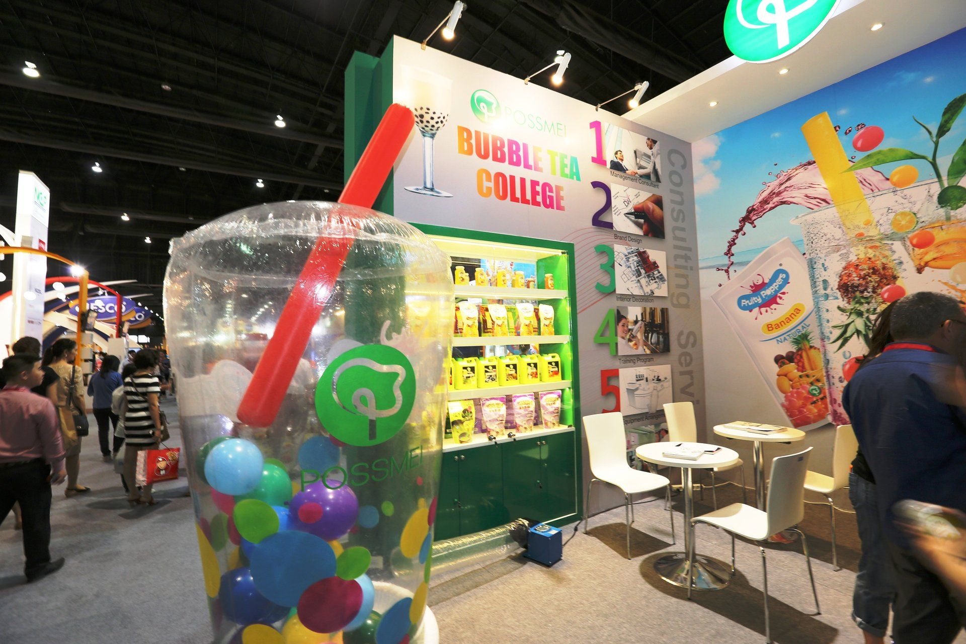 Possmei @ Thaifex 2015. Booth designed and built by Essential Global Fairs.