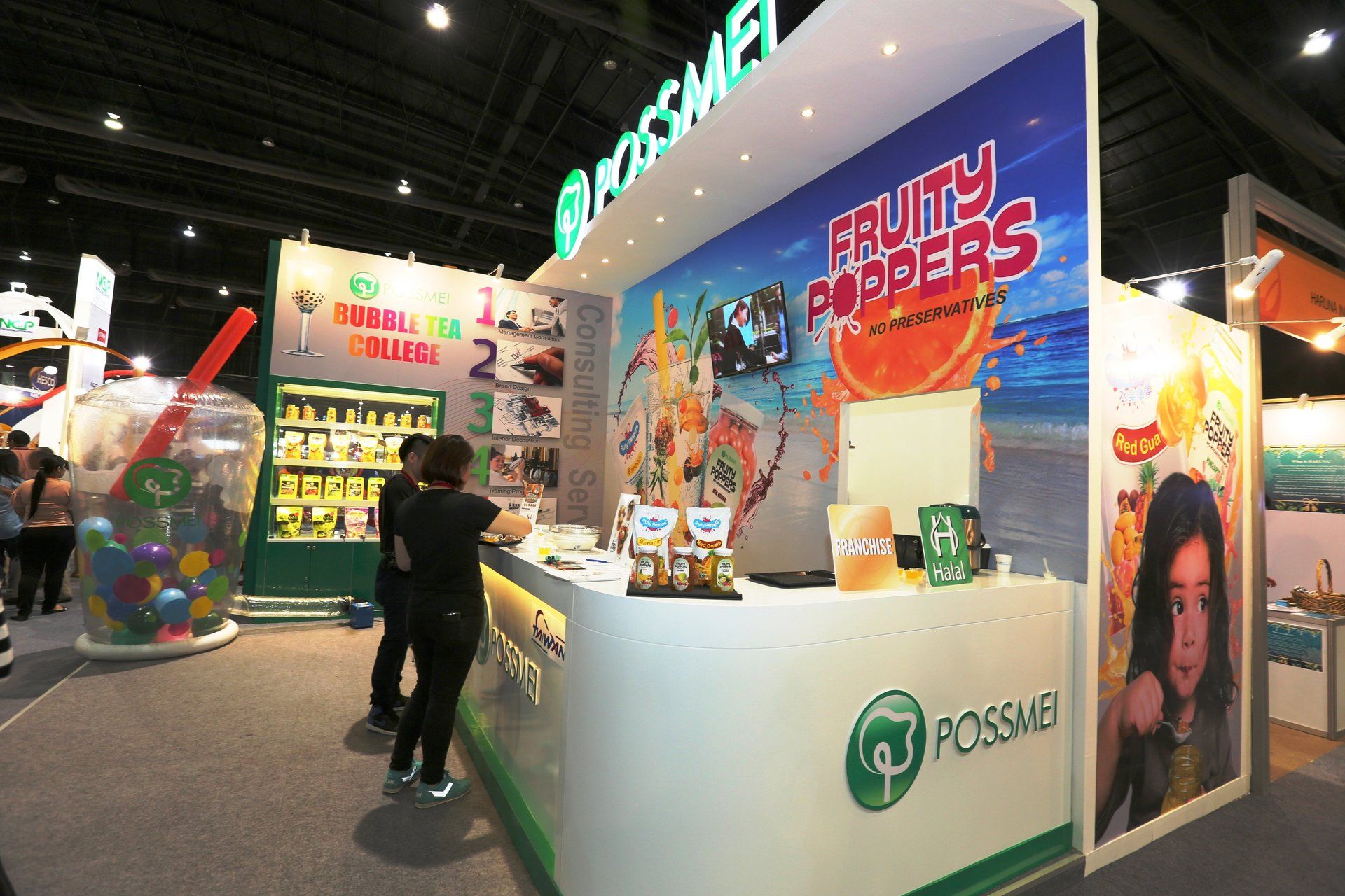Possmei @ Thaifex 2015. Booth designed and built by Essential Global Fairs.