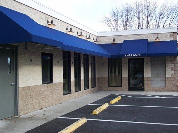 commercial welded frame deck canopy 2 — shade covers in York, PA
