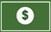 Green rectangle with white dollar sign.