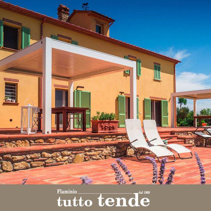 gazebo bianco