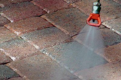Spray sealing of stamped concrete, pattern pave and exposed aggregate. 
