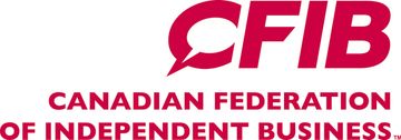 Canadian Federation of Independent Business logo in pink on a white background